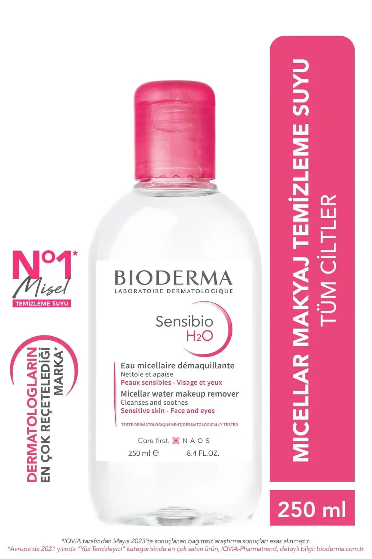 Bioderma Sensibio H2O Hassas ve Normal Ciltler İçin Güvenilir Makyaj Temizleme Suyu