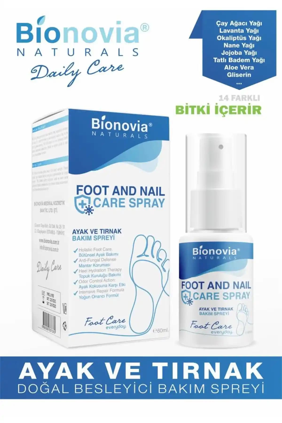 Bionovia ve Green Label Ayak Koku Önleyici Spreylerinin Karşılaştırması