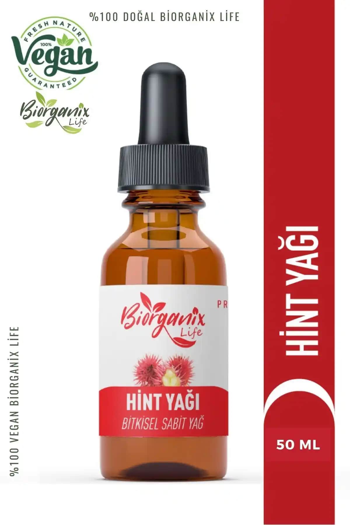 Biorganix Life Hint Yağı 50 ml ile Doğal ve Etkili Saç Bakım Çözümü