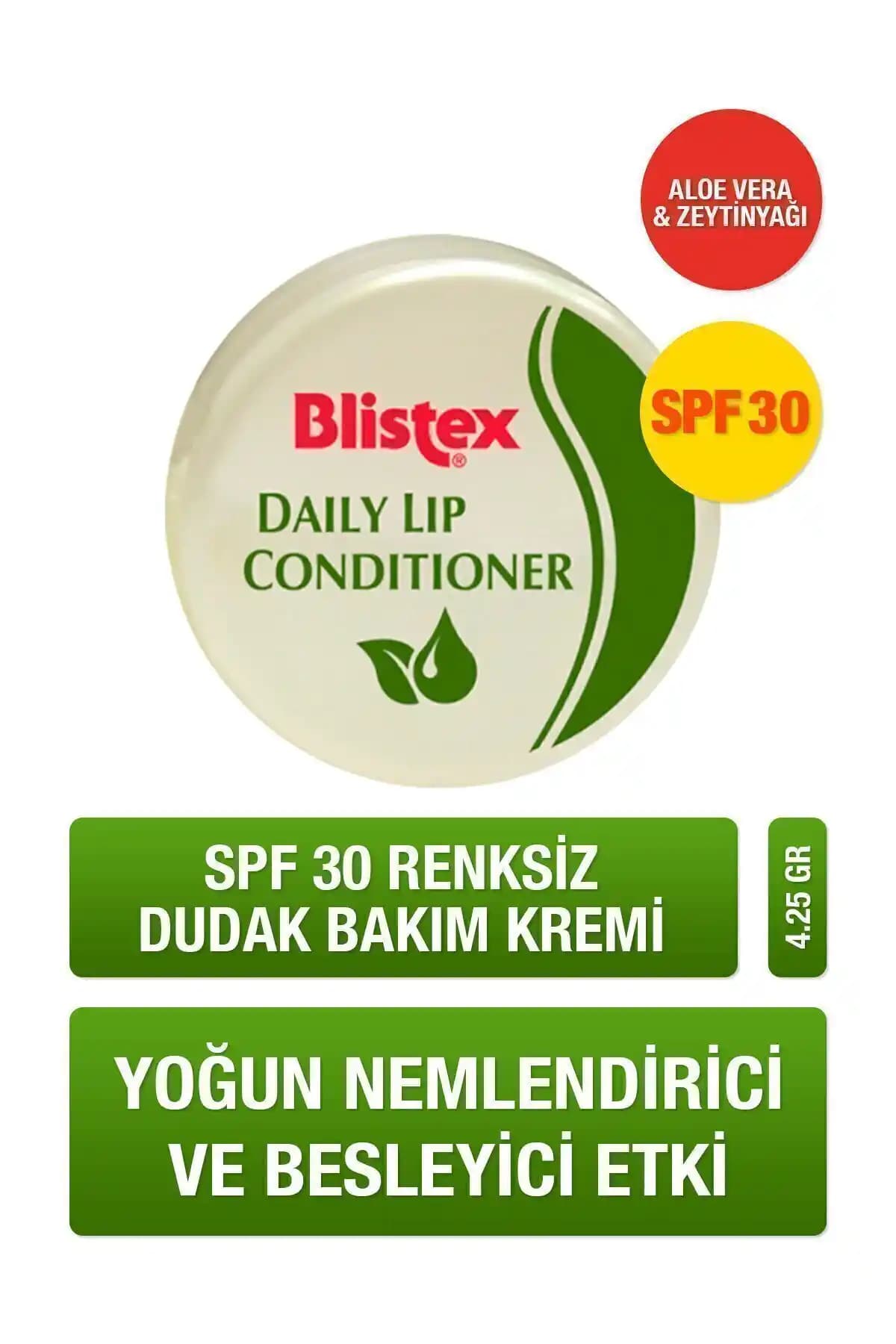 Blistex Günlük Dudak Bakım Kremi: Doğal İçerik ve Güneş Korumasıyla Sağlıklı Dudaklar