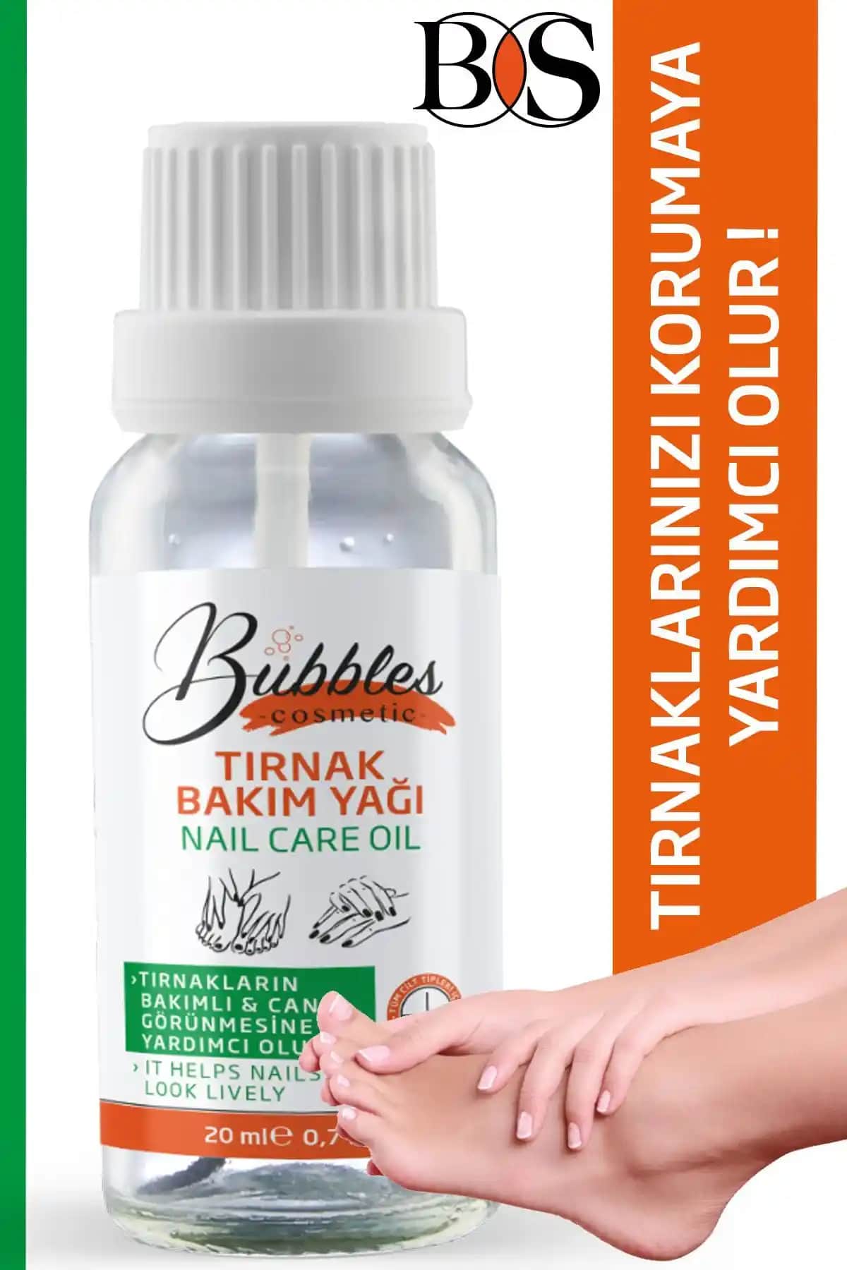 Bs Bubbles Kozmetik El ve Ayak Tırnak Güçlendirici ve Besleyici Serumu ile Sağlıklı Tırnaklar