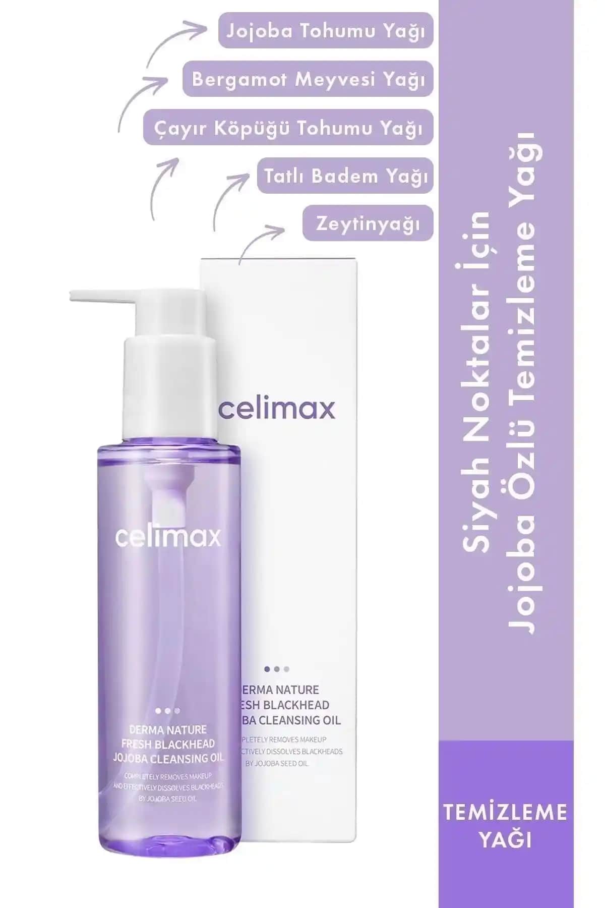 Celimax Jojoba Yağı İçeren Siyah Nokta ve Makyaj Temizleme Yağı Ürün Özellikleri ve Kullanım Yöntemleri