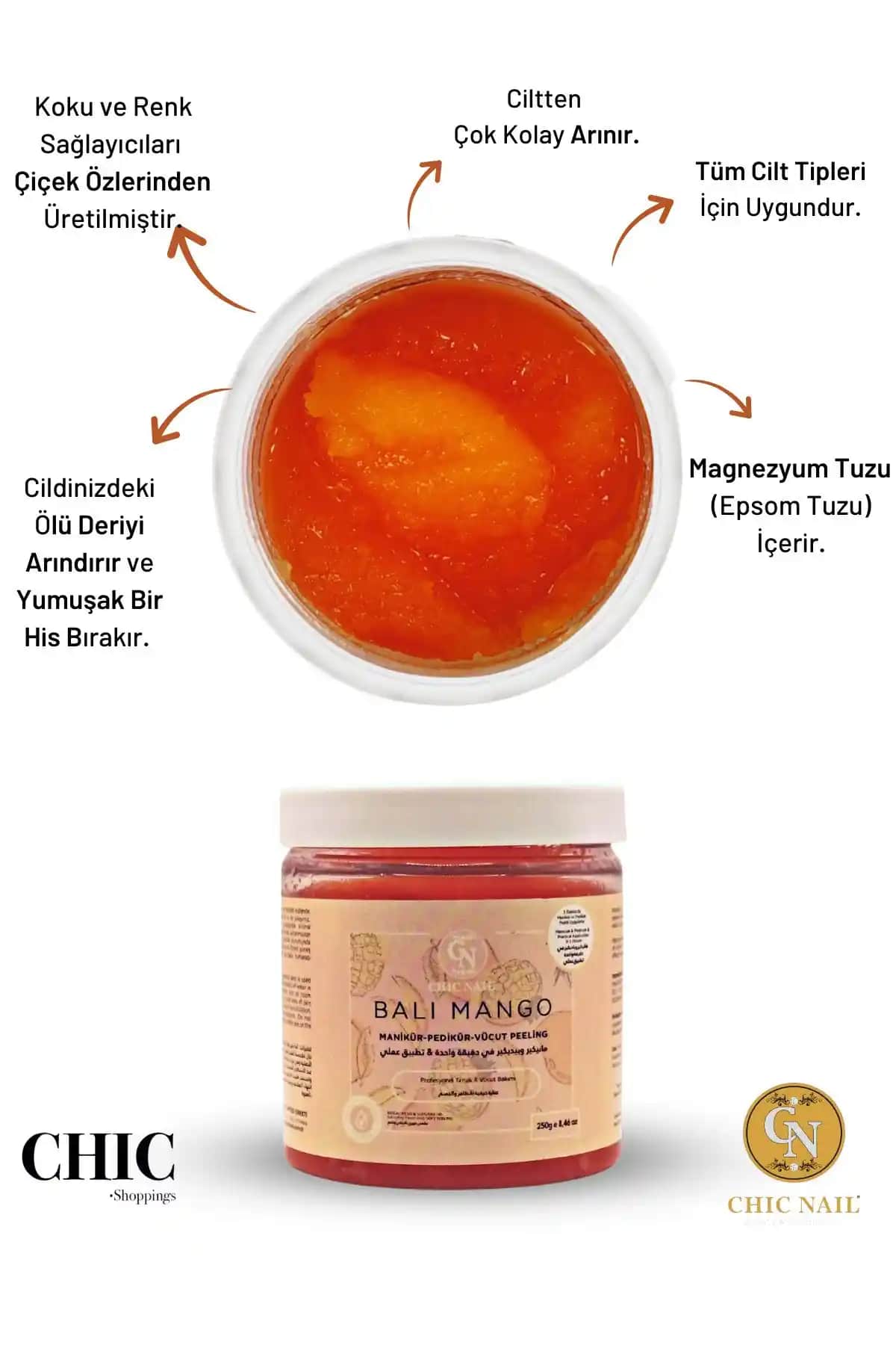 Chic Nail Bali Mango ve Mara Quick Manicure Peeling Ürünleri Karşılaştırması