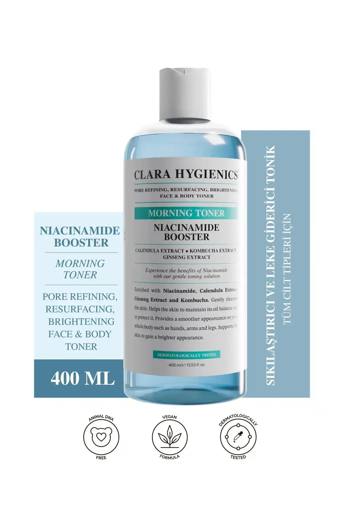 Cilt Bakımı Karşılaştırması: Clara Hygienics Niacinamide Booster ve SkinMaster Tonik Analizi