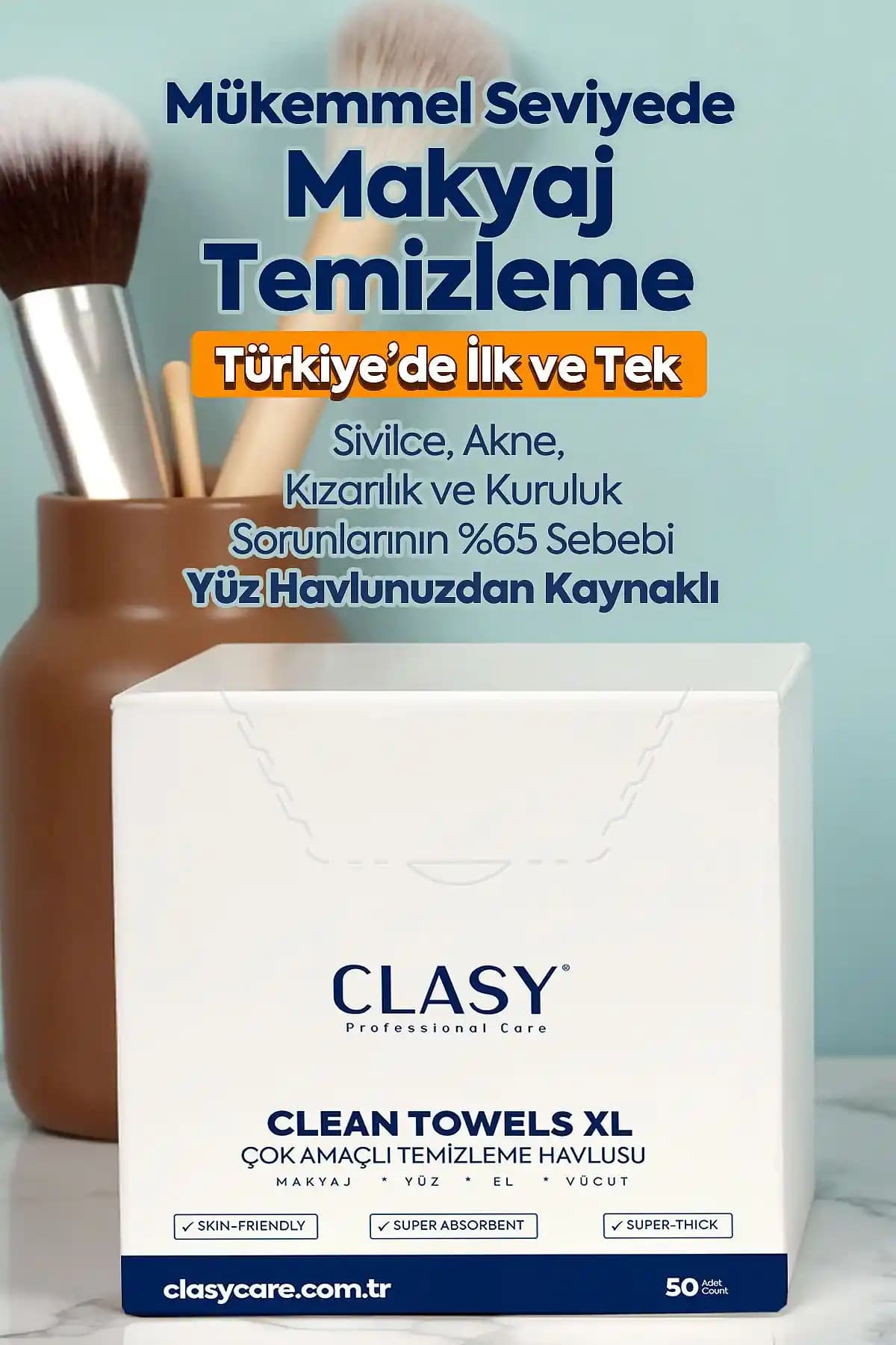 Clasy Clean Havlular ve homytextiles Makyaj Temizleme Mendili Karşılaştırması