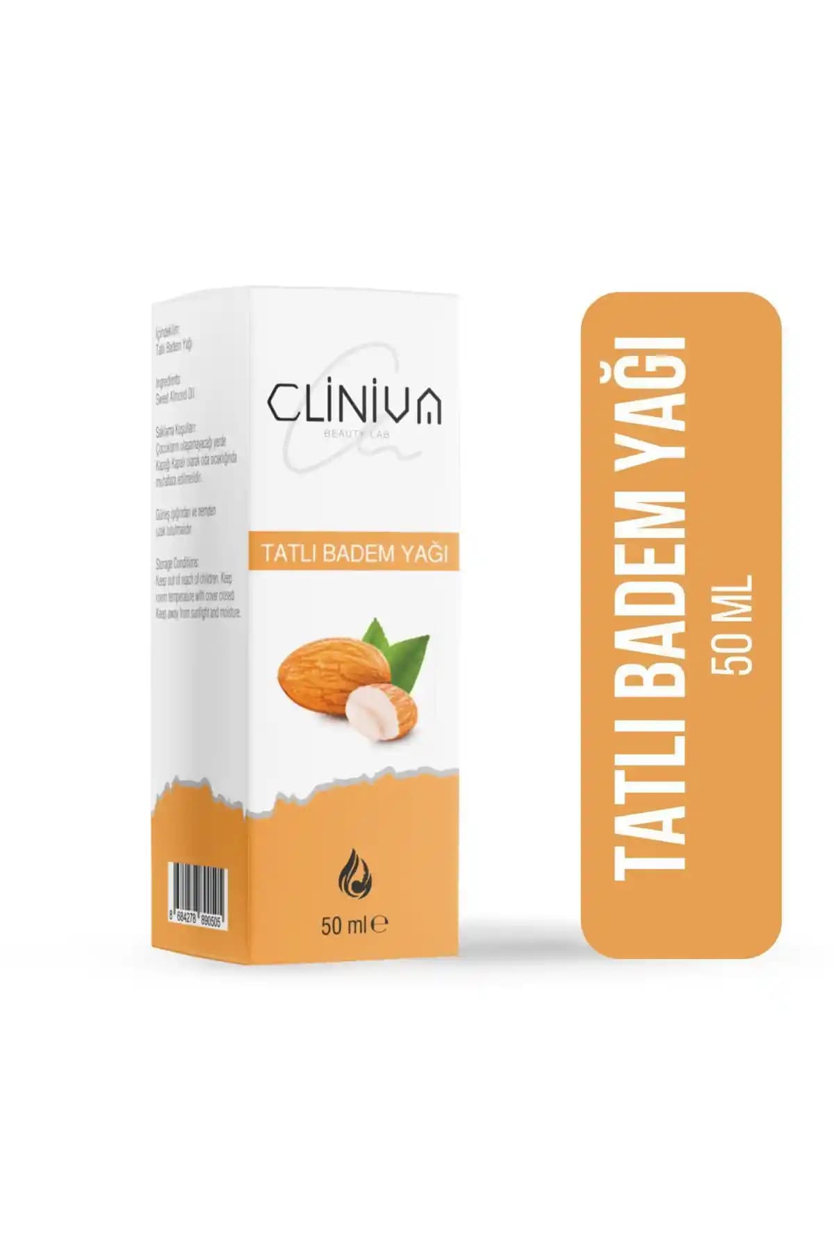 Cliniva Tatlı Badem Yağı: Doğal Cilt ve Saç Bakımında Güçlü Bir Destek