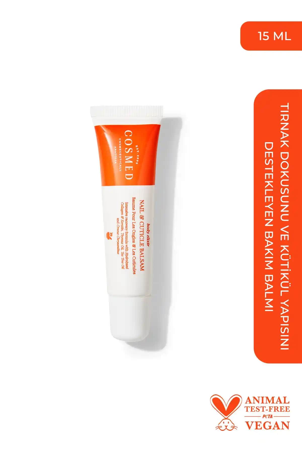 COSMED Nail Balsam Tırnak Güçlendirme ve Nemlendirme İçin Doğal Bakım Kremi