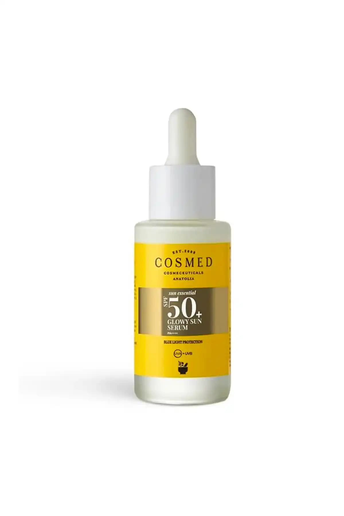 COSMED SPF50 Güneş Serumu ile Günlük Güneş Koruma ve Cilt Bakımı