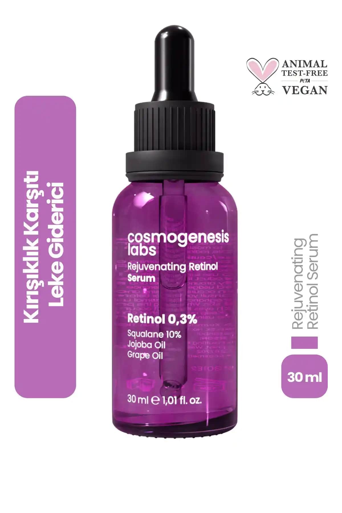 Cosmogenesis Labs %0.3 Retinol Serumu: Cilt Yenileme ve Yaşlanma Karşıtı Güçlü Bakım