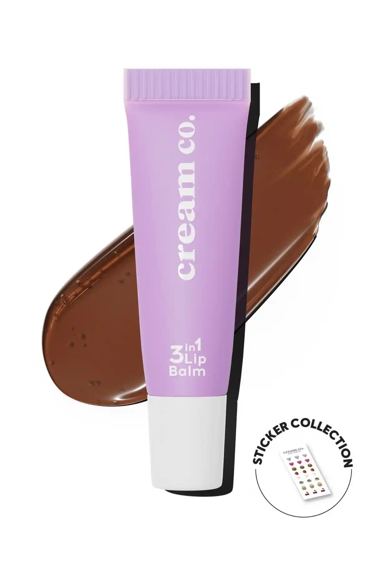 Cream Co. 3in1 Dudak Balmı 406 ile Nemli, Parlak ve Sağlıklı Dudaklar