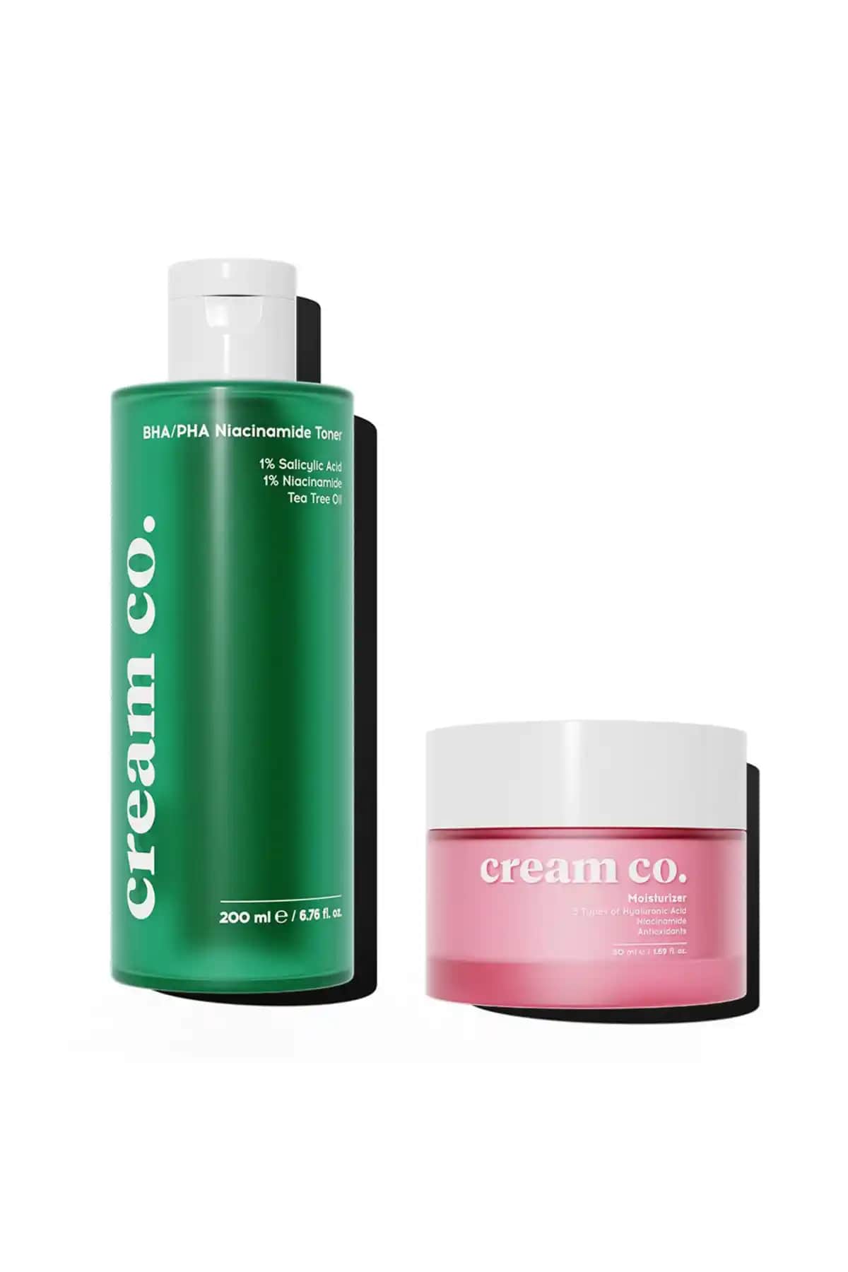 Cream Co. Arındırıcı ve Aydınlatıcı Nemlendirici İkili Setiyle Sağlıklı Cilt Bakımı