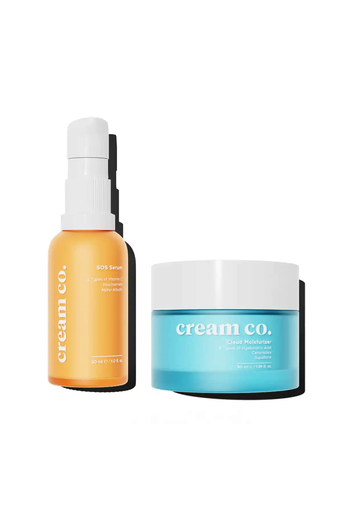 Cream Co. Yenileyici Leke ve Akne Karşıtı Cilt Bakım Seti Türkiye Menşeli Vegan Ürünler