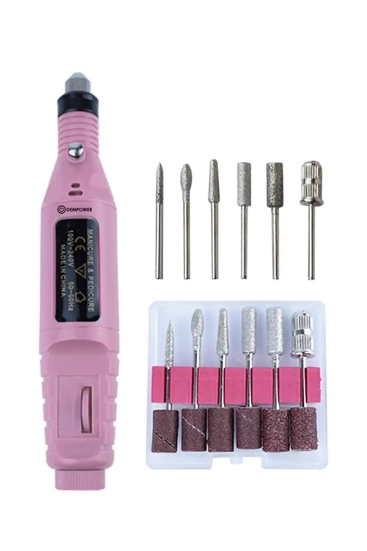DEMPOWER Elektrikli Manikür ve Pedikür Makinesi: Çok Yönlü Profesyonel Tırnak Bakım Aleti