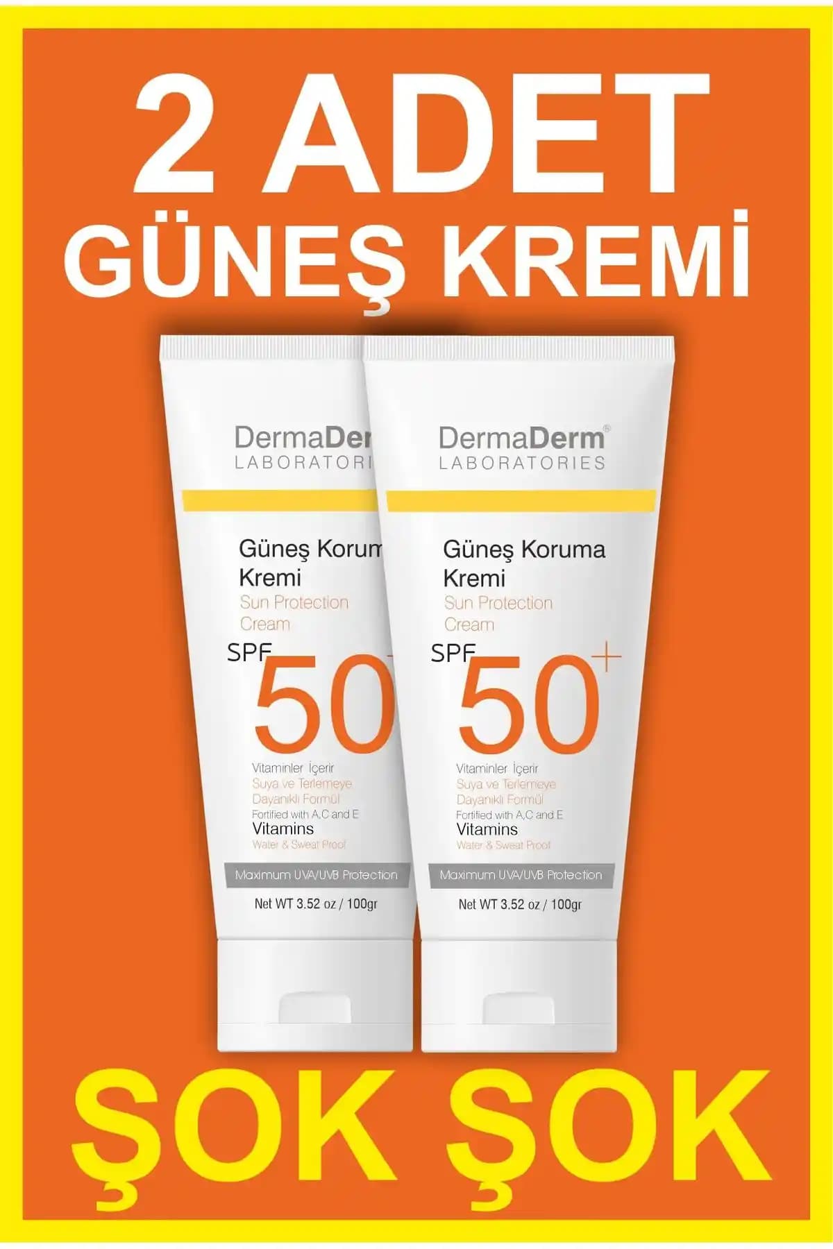 DermaDerm Güneş Kremi SPF 50: Yüksek Koruma ve Hassas Ciltler İçin Güvenilir Seçenek