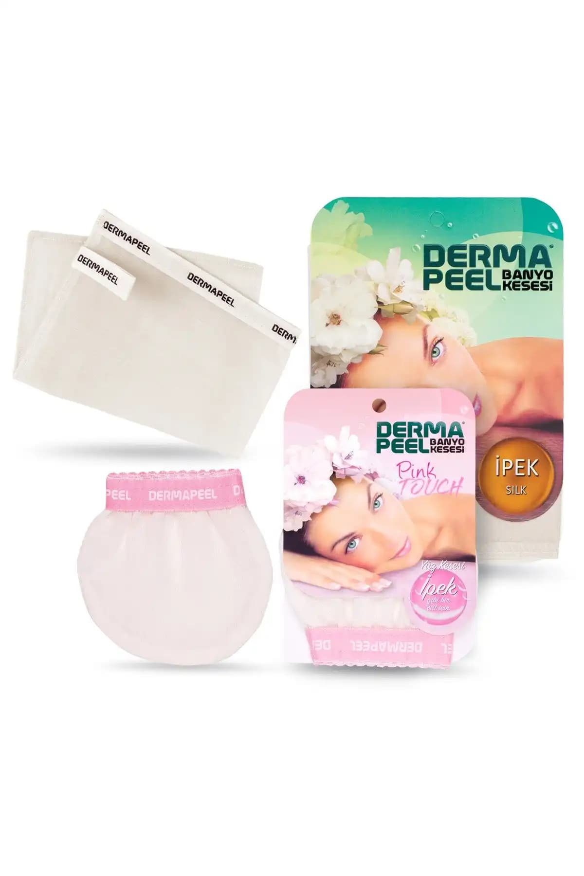 Dermapeel Doğal İpek Banyo Kesesi Yüz ve Vücut Temizliği İçin Güvenilir Çözüm