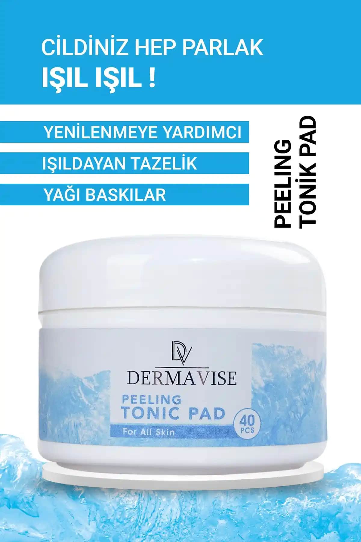 Dermavise Peeling Tonik Pad ile Cilt Temizliği ve Parlaklık Artışı Sağlama