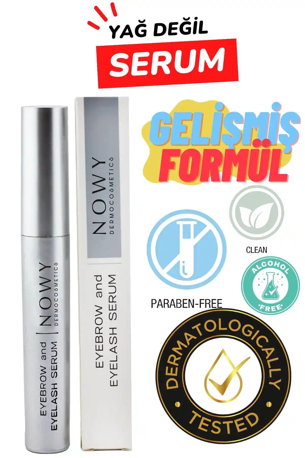 Doğal E Vitaminli Kaş ve Kirpik Serumu ile Sağlıklı ve Dolgun Görünüm Sağlayın