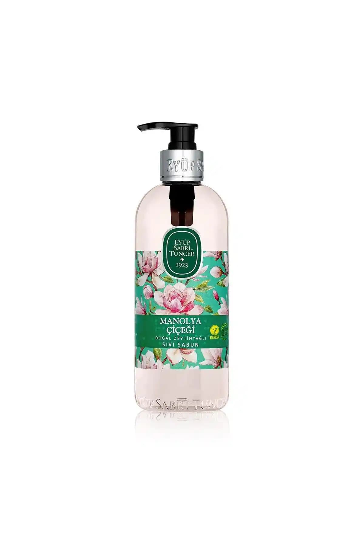 Doğal Zeytinyağlı Manolya Kokulu Sıvı Sabun Cilt Bakımı ve Temizlik için