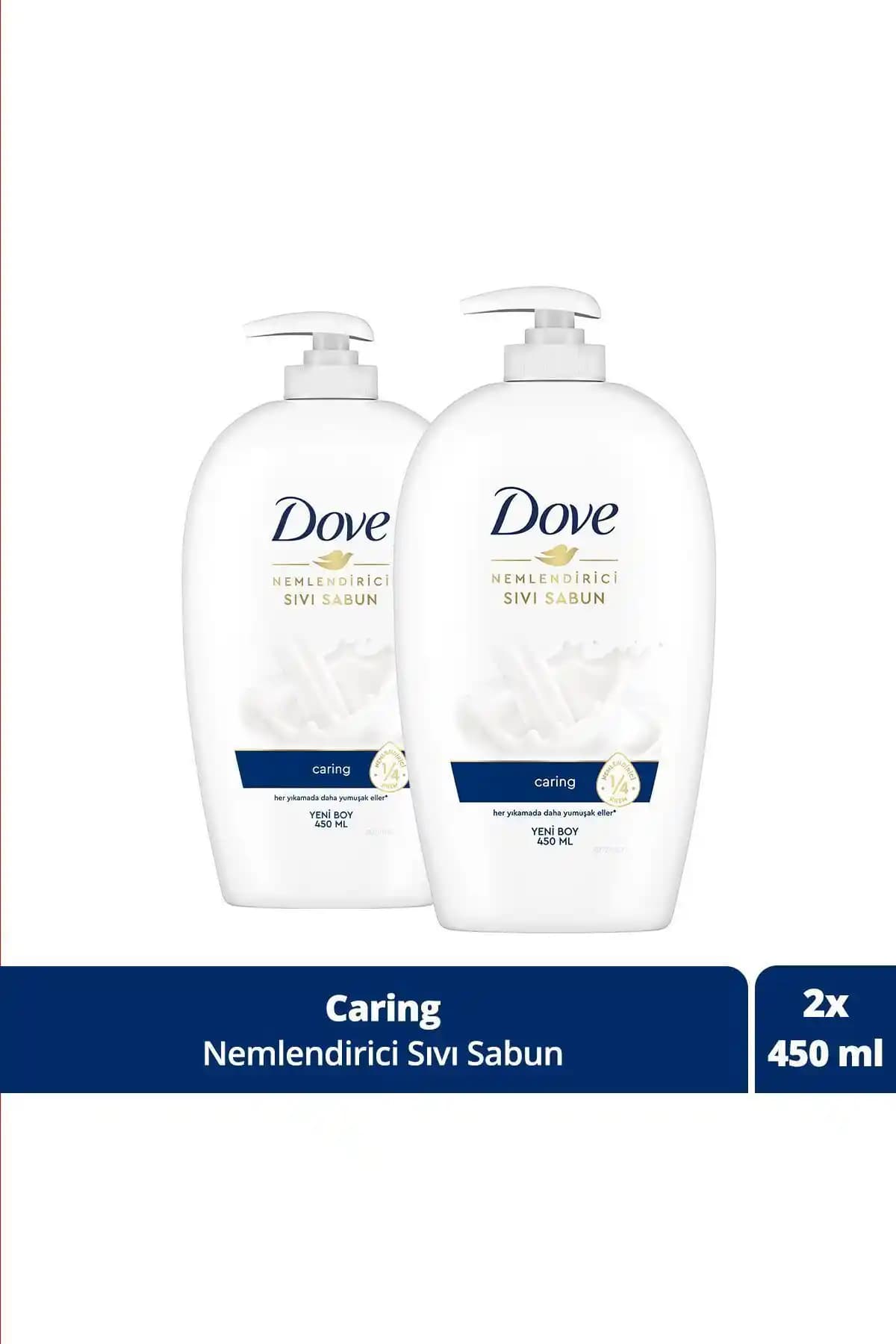 Dove Nemlendirici Sıvı Sabun Caring ile Günlük El Temizliğinde Yumuşaklık ve Hijyen