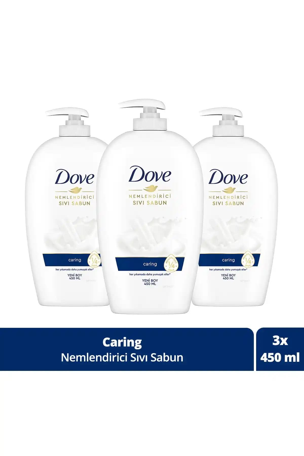 Dove Nemlendirici Sıvı Sabun Caring: Yüksek Nem ve Temizlik Sağlayan Türk Ürünü