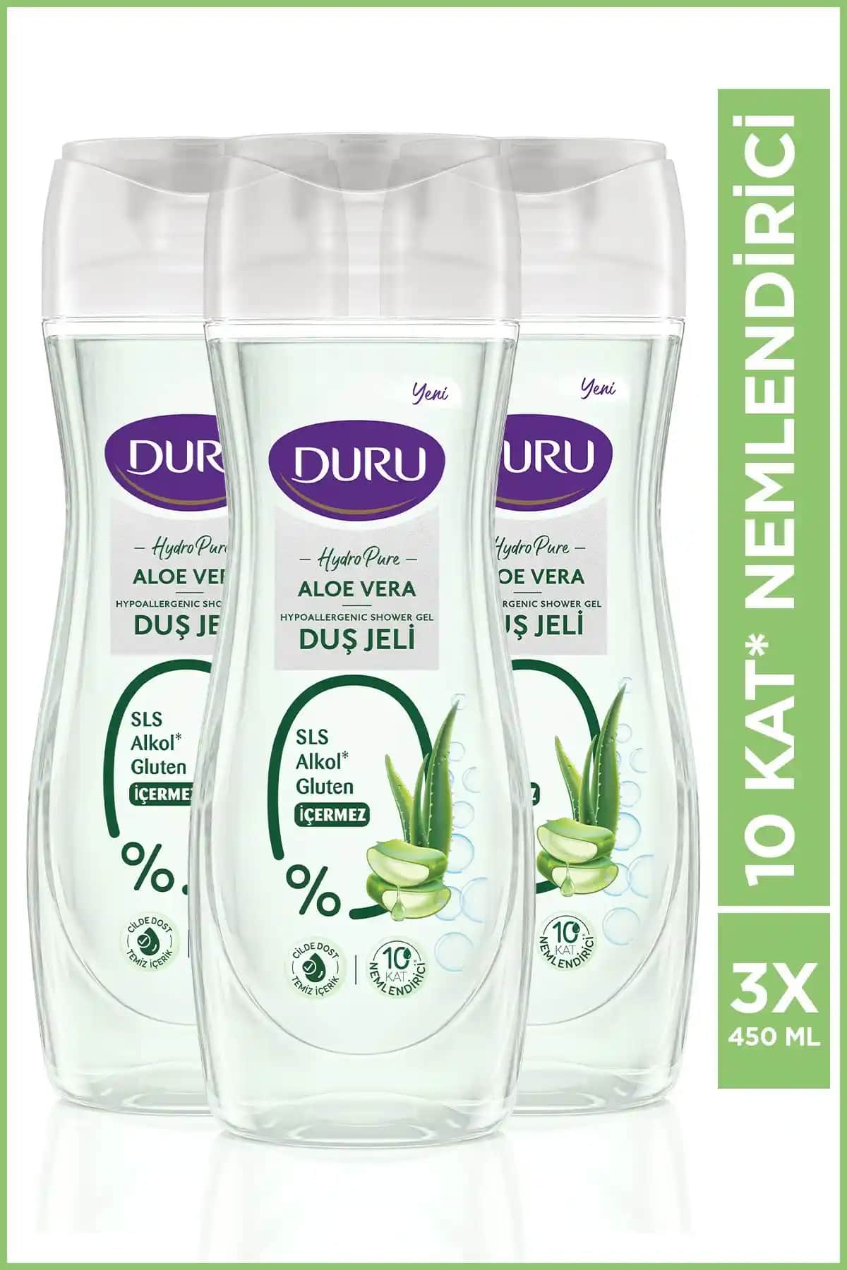 Duru Hydro Pure Aloe Vera Duş Jeli: Doğal İçeriklerle Temizlik ve Ferahlık Sağlayan Ürün