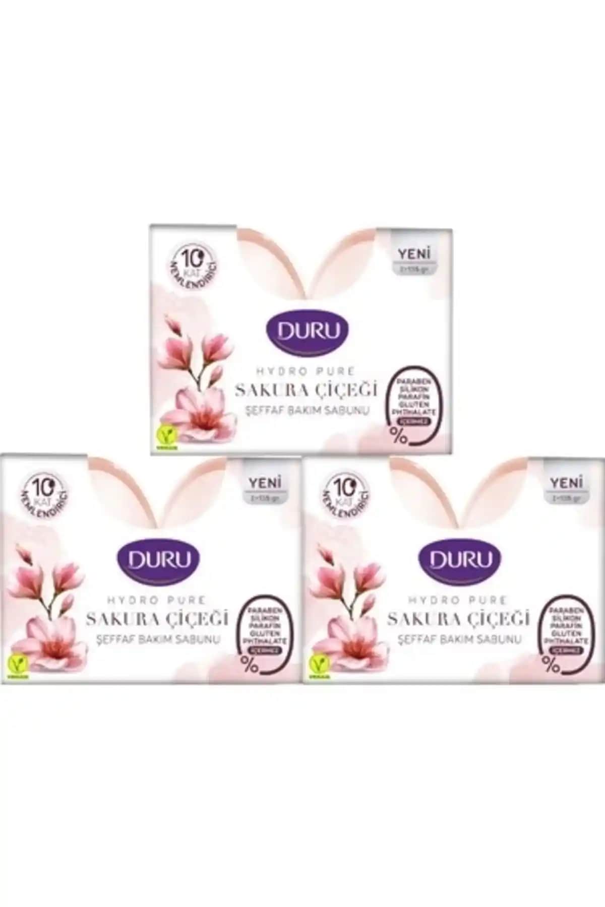 Duru Hydro Pure Sakura Çiçeği Sabunları: Doğal ve Ferahlatıcı Temizlik Deneyimi