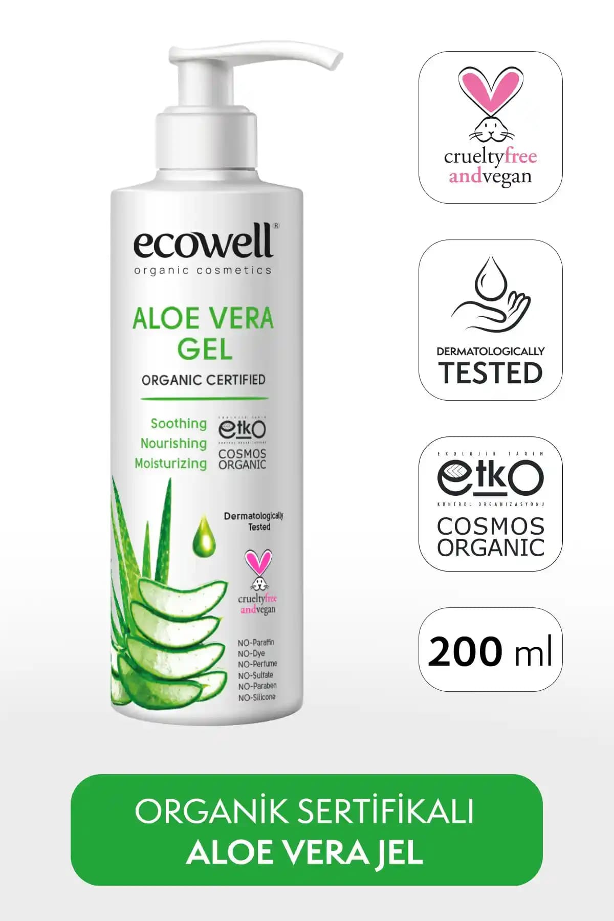 Ecowell Organik Aloe Vera Jel: Doğal ve Çok Yönlü Cilt Bakım Ürünü Tanıtımı