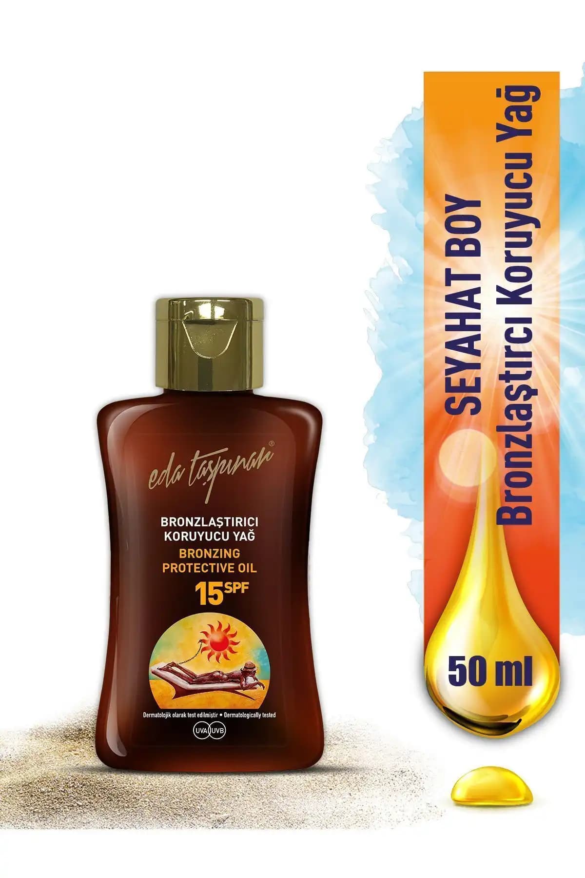 Eda Taşpınar Seyahat Boy ve NIVEA Sun Karoten Yoğun Bronzlaştırıcı Güneş Yağı Karşılaştırması 1