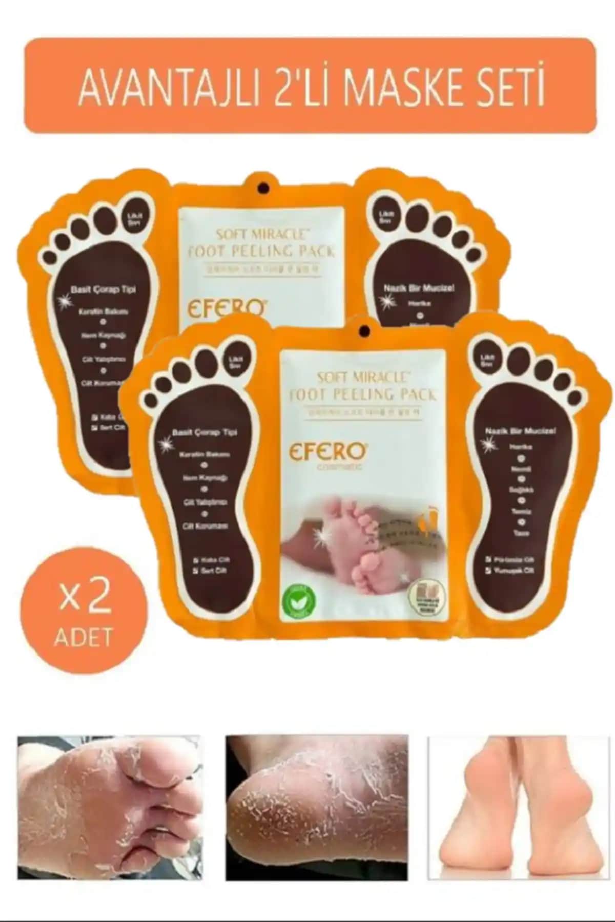 Efero Ayak Soyuk Çorap Peeling Maskesi ile Doğal ve Etkili Ayak Bakımı Çözümü