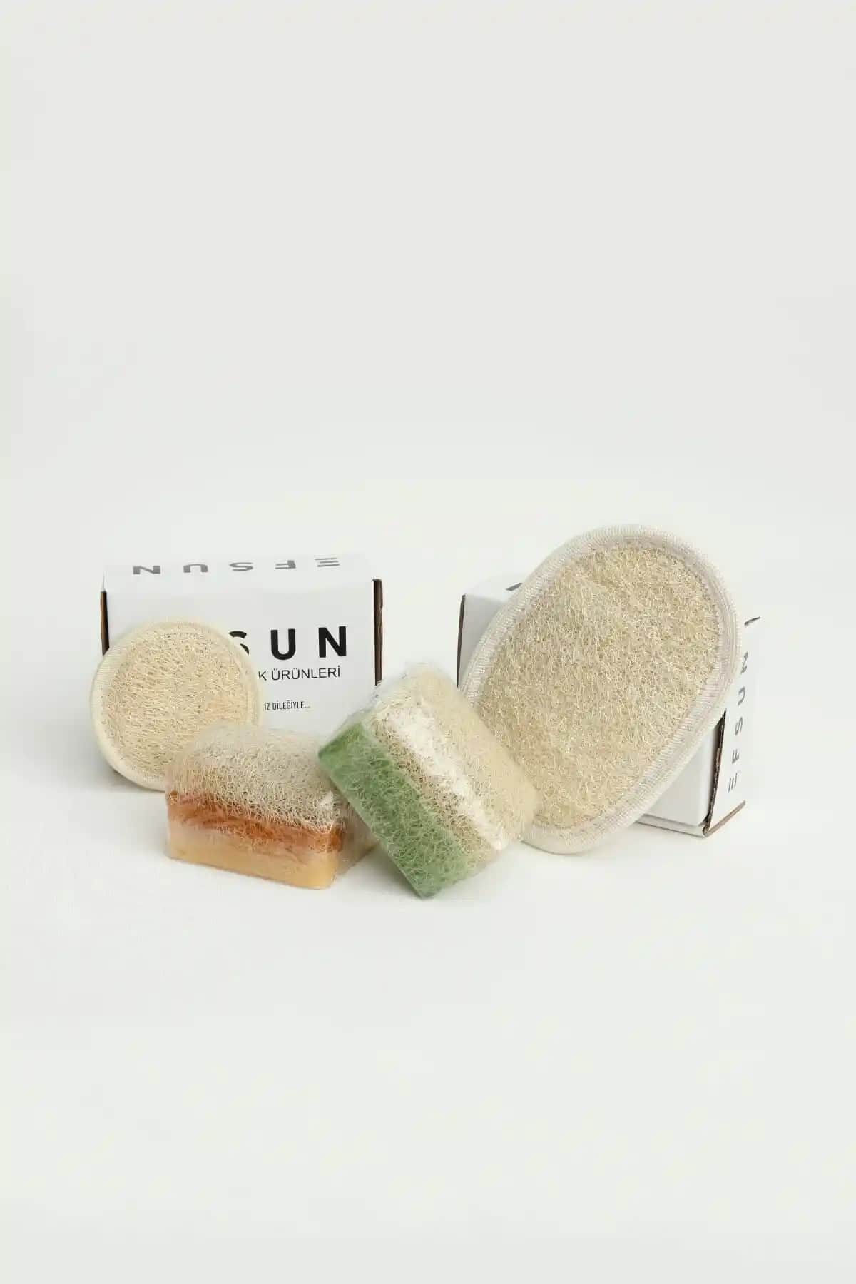 Efsun Premium Doğal Kabak Lifli Sabun Seti ile Cilt Temizliği ve Yenilenmesi