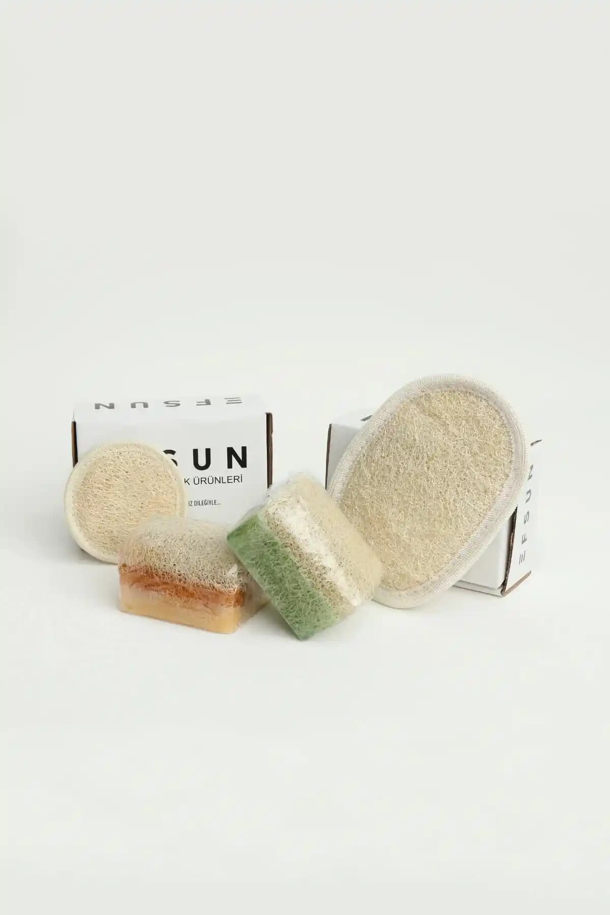 Efsun Premium Doğal Kabak Lifli Sabun Seti ile Cilt Temizliği ve Yenilenmesi