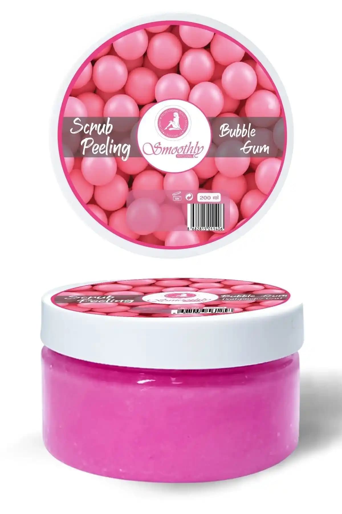 El ve ayak bakımı için sakız aromalı canlandırıcı ve yumuşatıcı peeling 200 ml