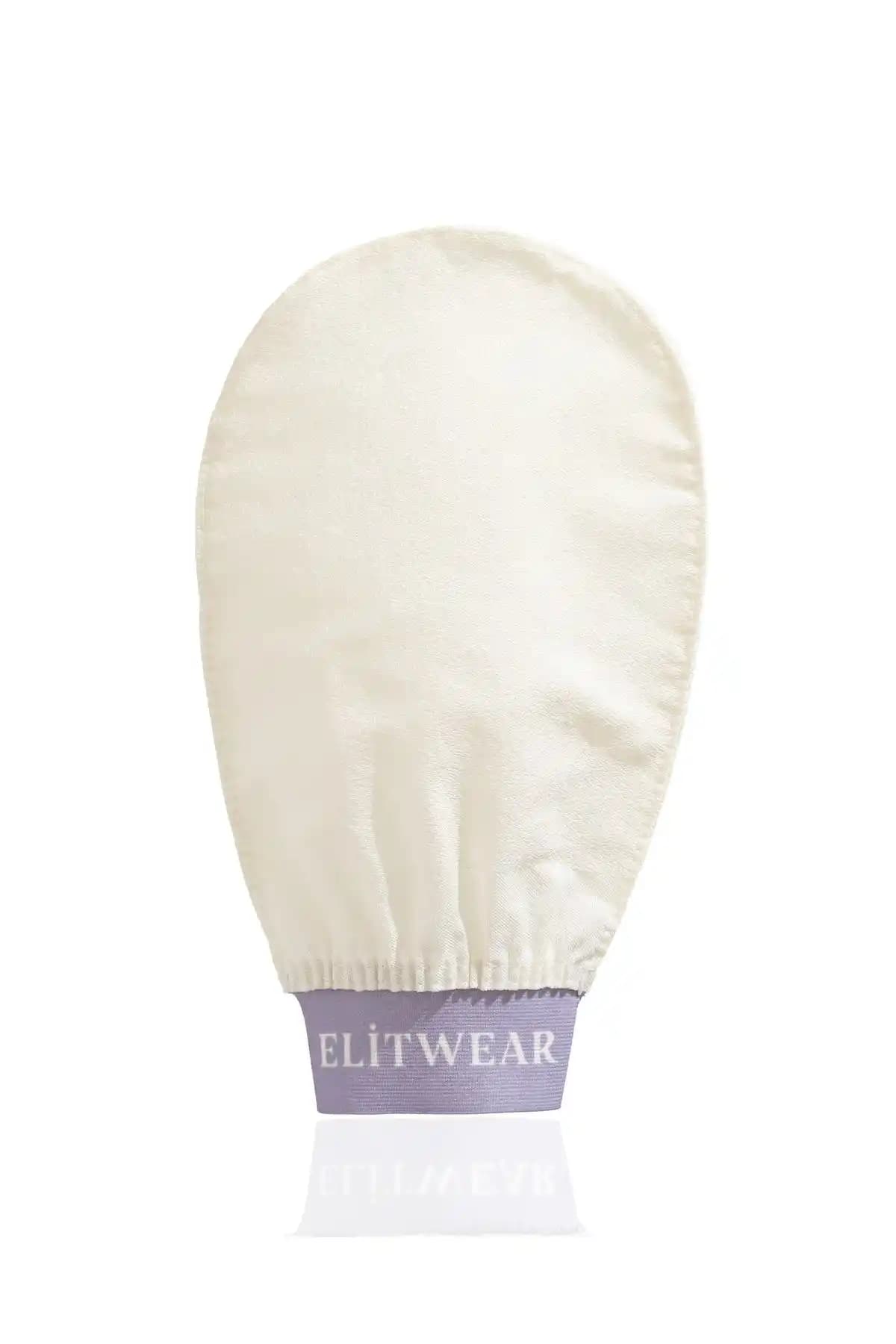 ElitWear Ekru Banyo Duş Kesesi Peeling Eldiveni ile Cilt Bakımınızı Geliştirin