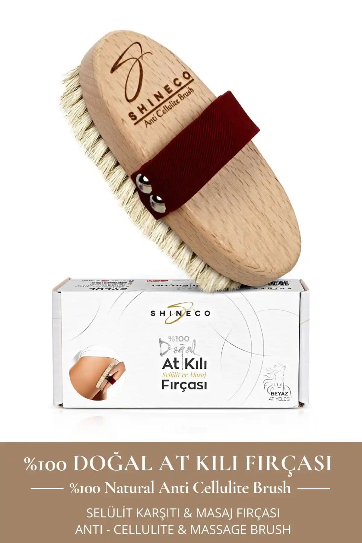 Eylül Kozmetik Shıneco Doğal At Kılı Fırçası: Sağlıklı ve Parlak Cilt İçin Doğal Seçenek