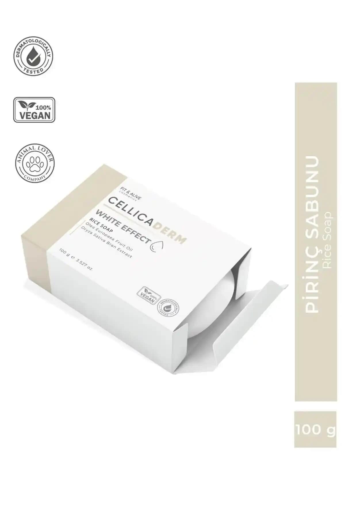 Fit & Alive Cellicaderm Pirinç Sabun: Doğal İçeriklerle Cilt Beyazlatma ve Bakım