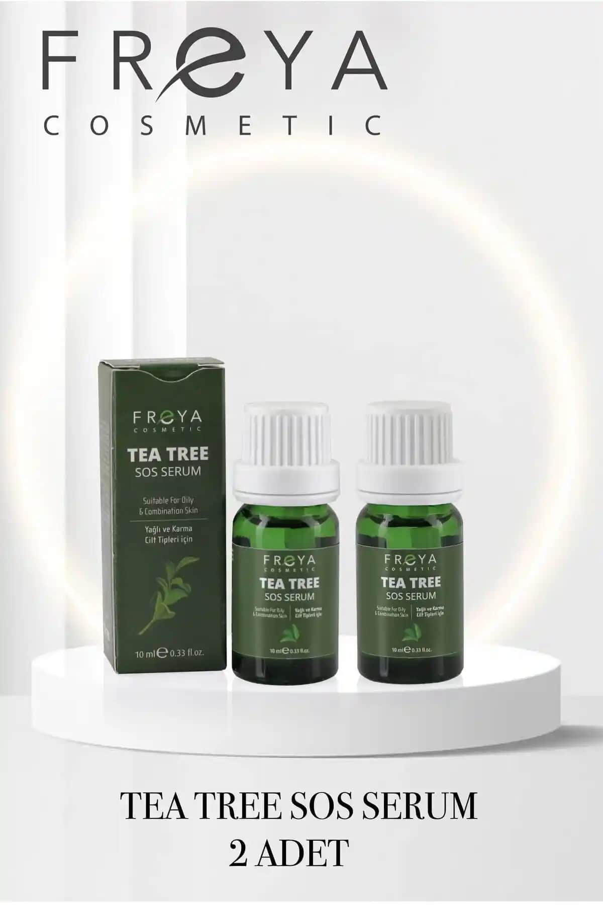 FREYACOSMETIC Çay Ağacı Yağı Sos Serum: Doğal ve Etkili Cilt Bakım Çözümü