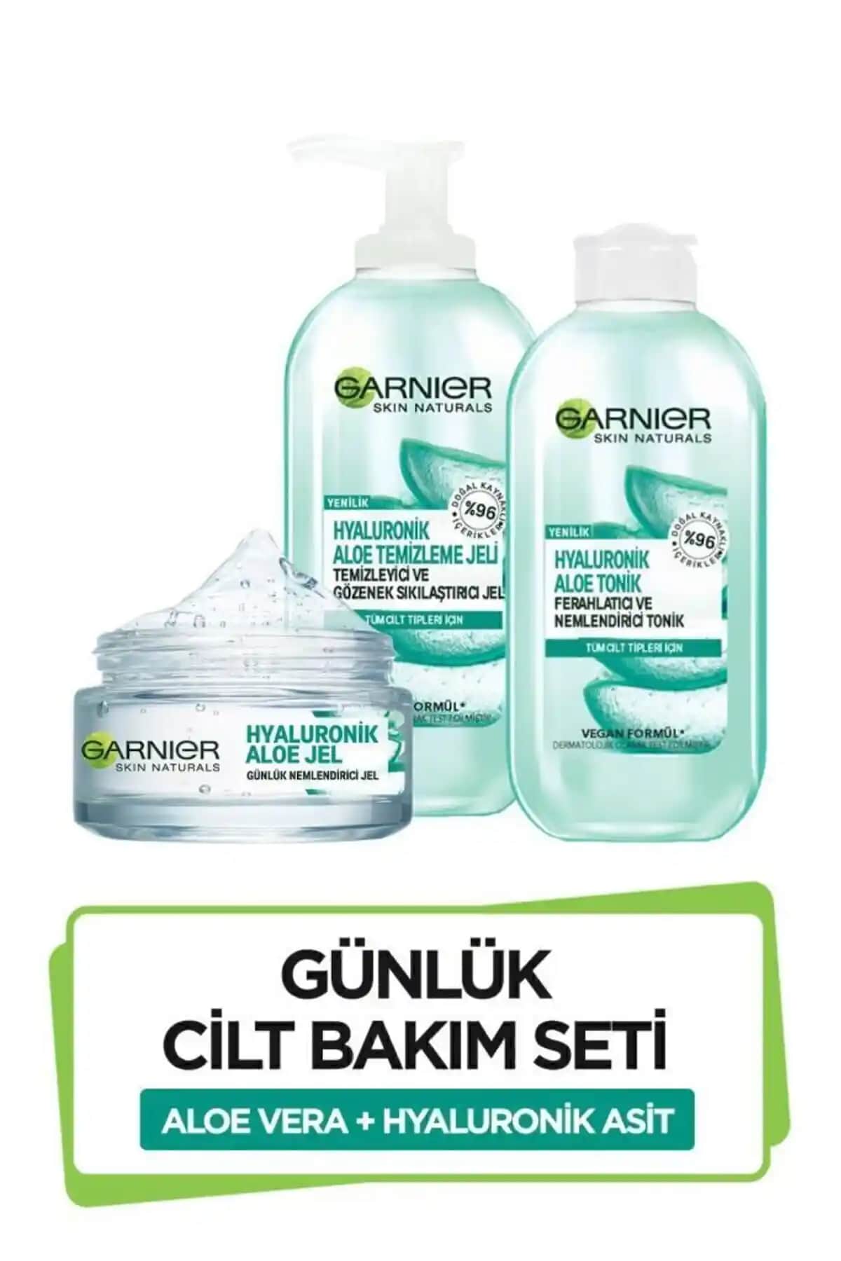 Garnier Hyaluronik Aloe Jel Serisi: Yağlı Ciltler İçin Doğal ve Etkili Bakım Seti