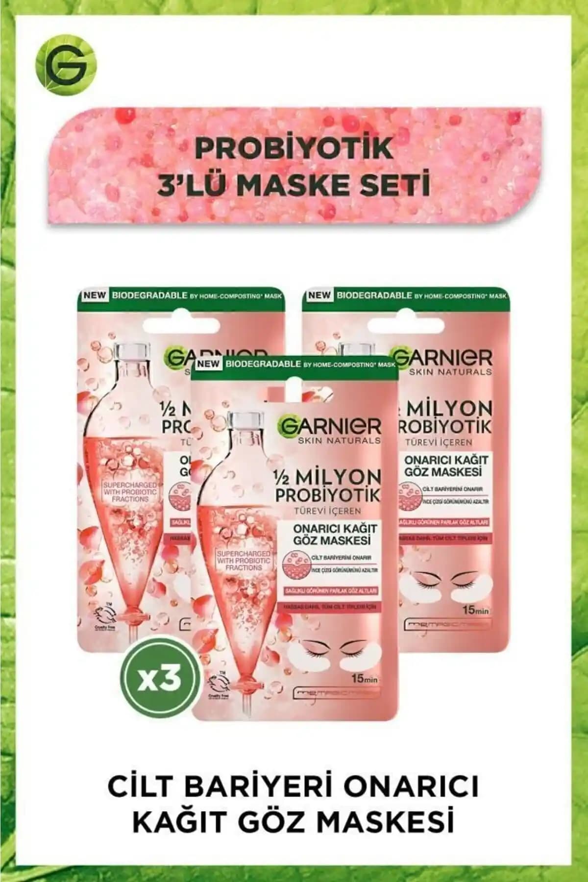 Garnier Probiyotik İçeren Onarıcı Göz Maskesi ile Göz Çevresi Bakımınızda Yeni Dönem