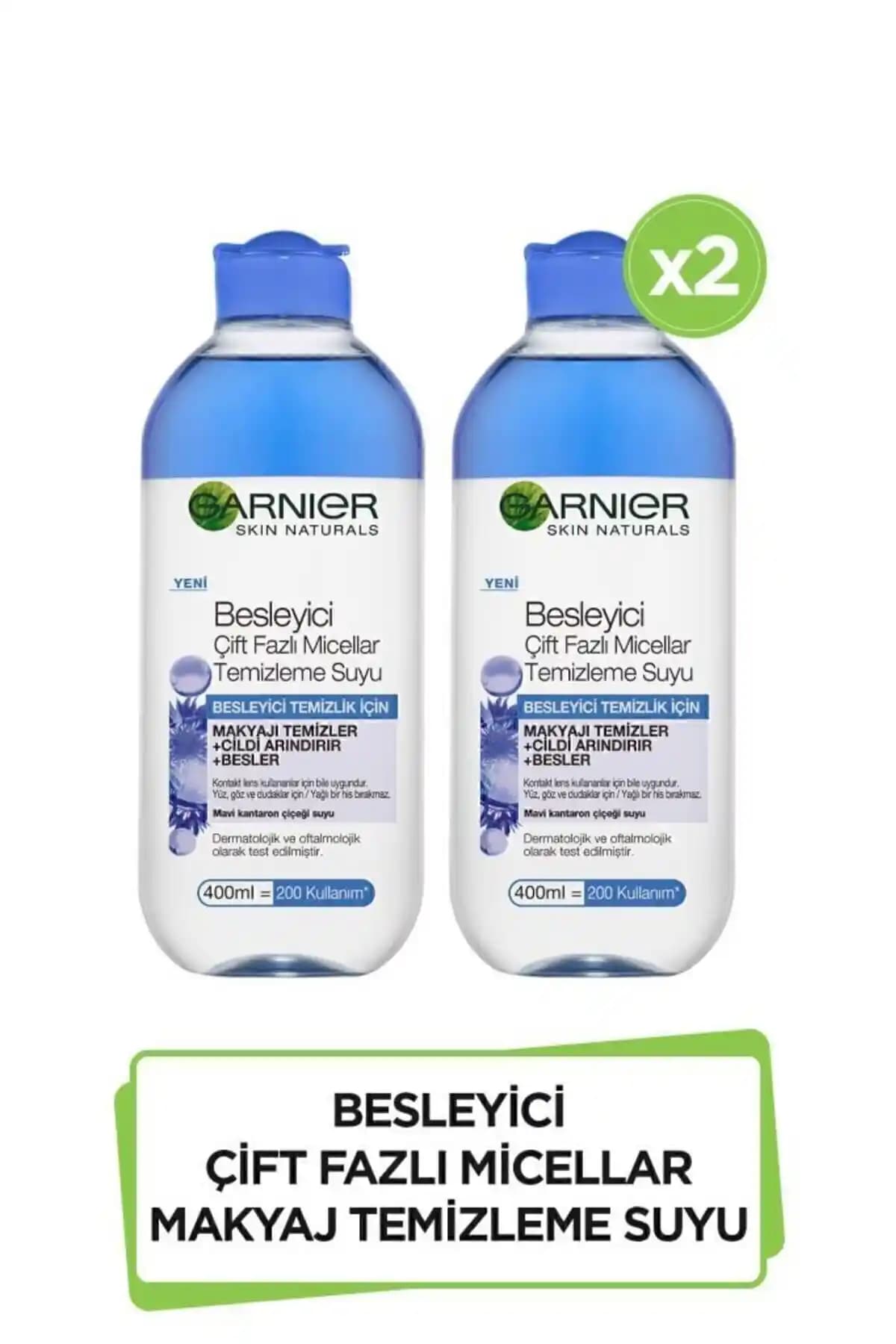 Garnier STD 2 Li Besleyici Çift Fazlı Micellar Makyaj Temizleme Suyu İnceleme ve Kullanıcı Yorumları