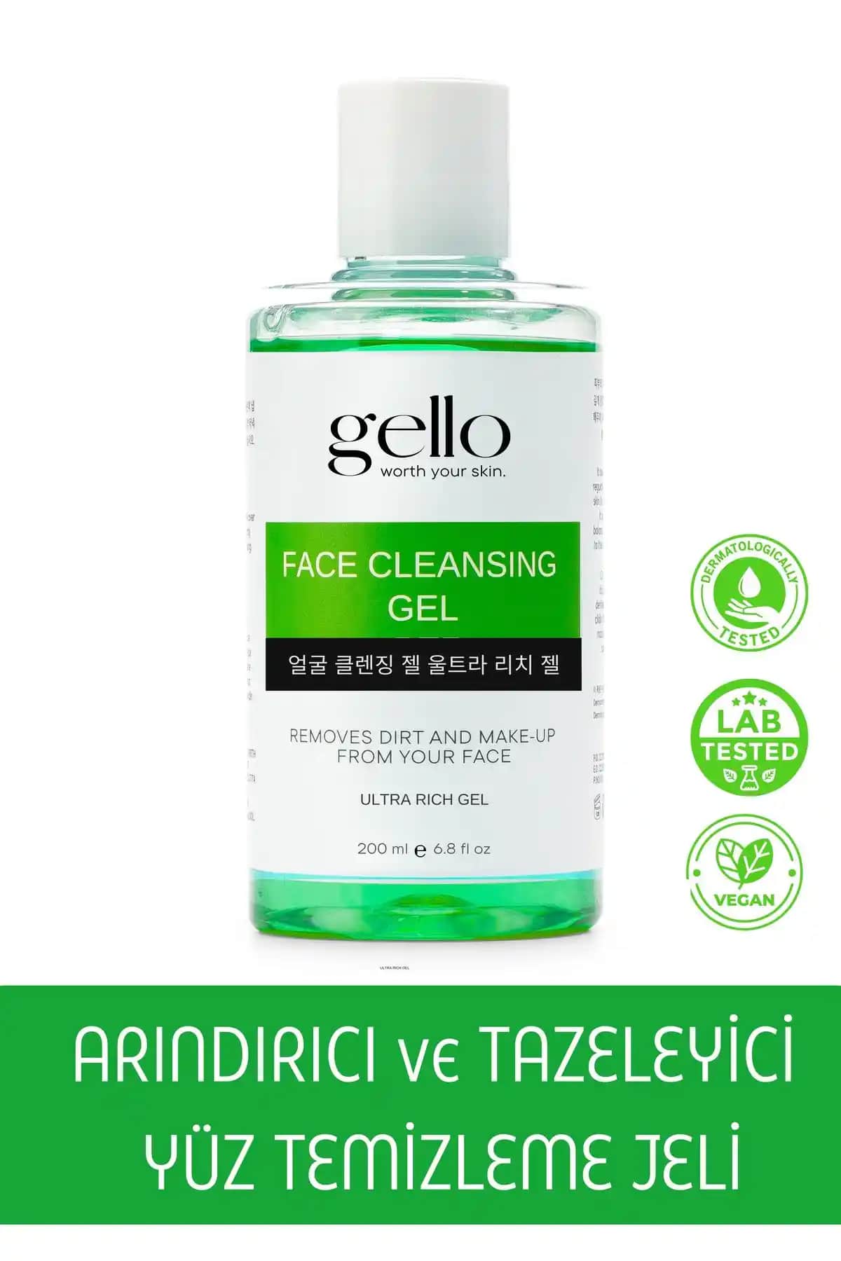 GELLО Yüz Yıkama Köpüğü: Hassas ve Tüm Cilt Tipleri İçin Derinlemesine Temizlik Çözümü