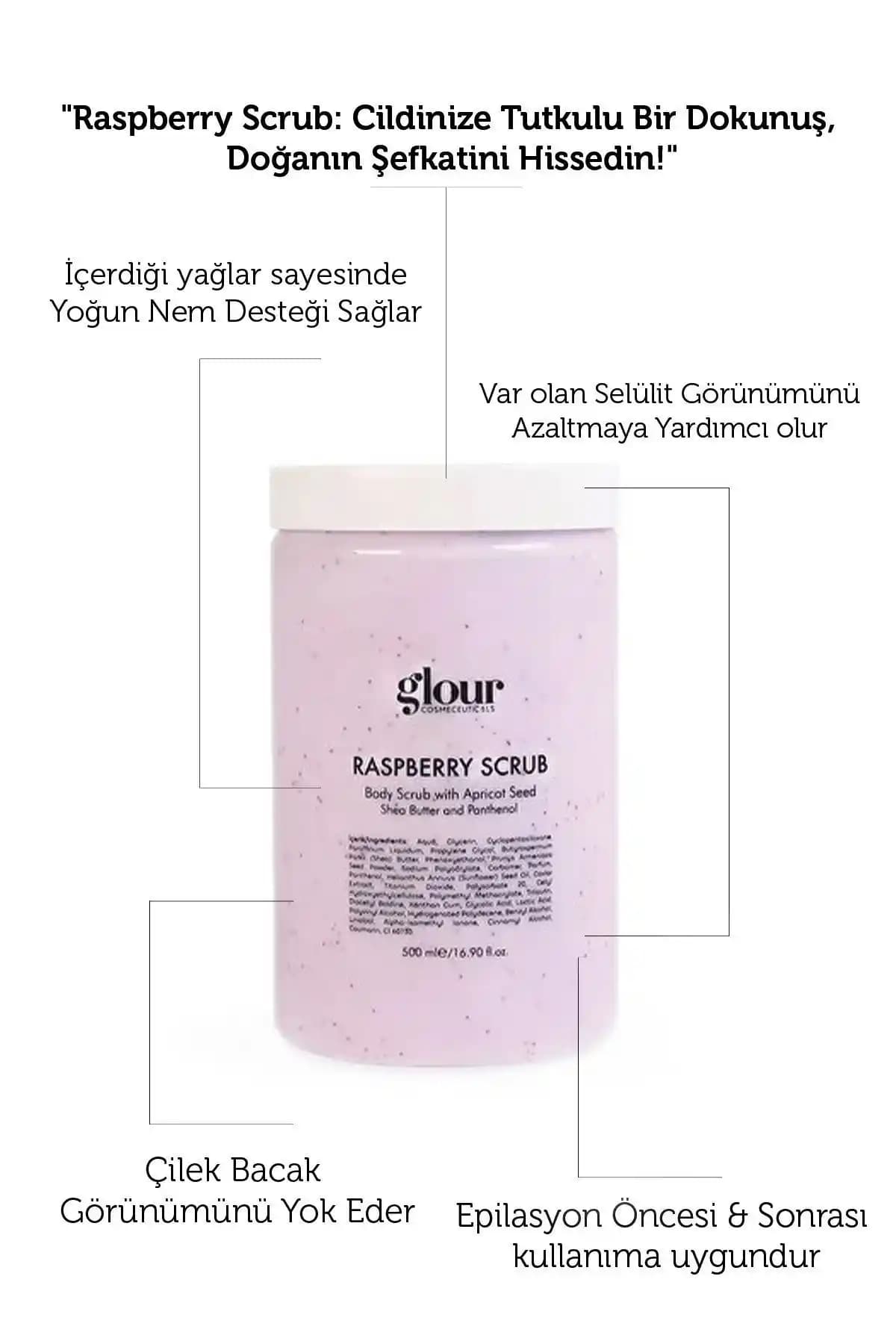 gLOUR Ahududu Özlü Vücut Peelingi ile Doğal Cilt Yenileme Deneyimi