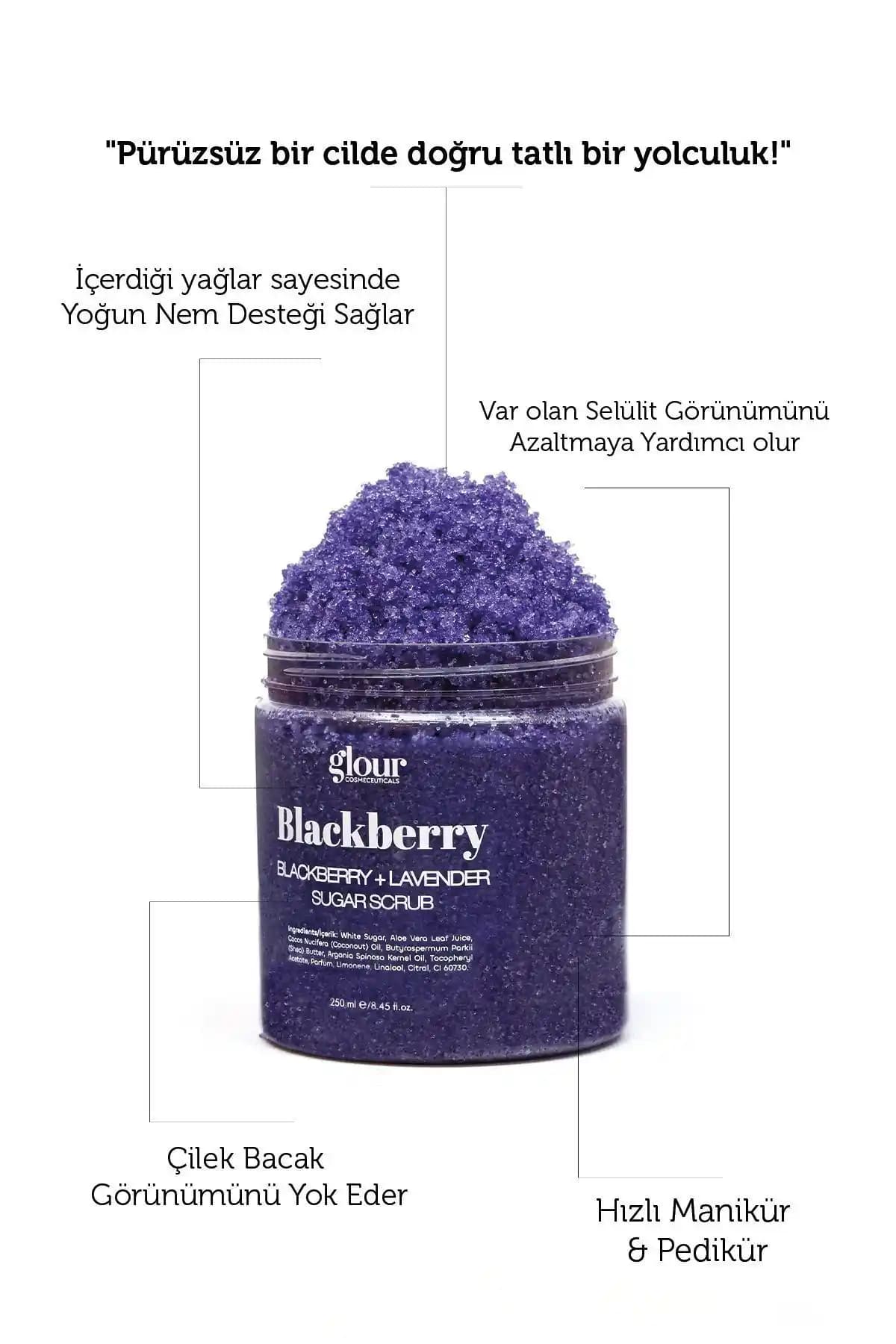 GLOUR Blackberry & Lavender ile The Ceel Hindistan Cevizi Peelingleri Karşılaştırması