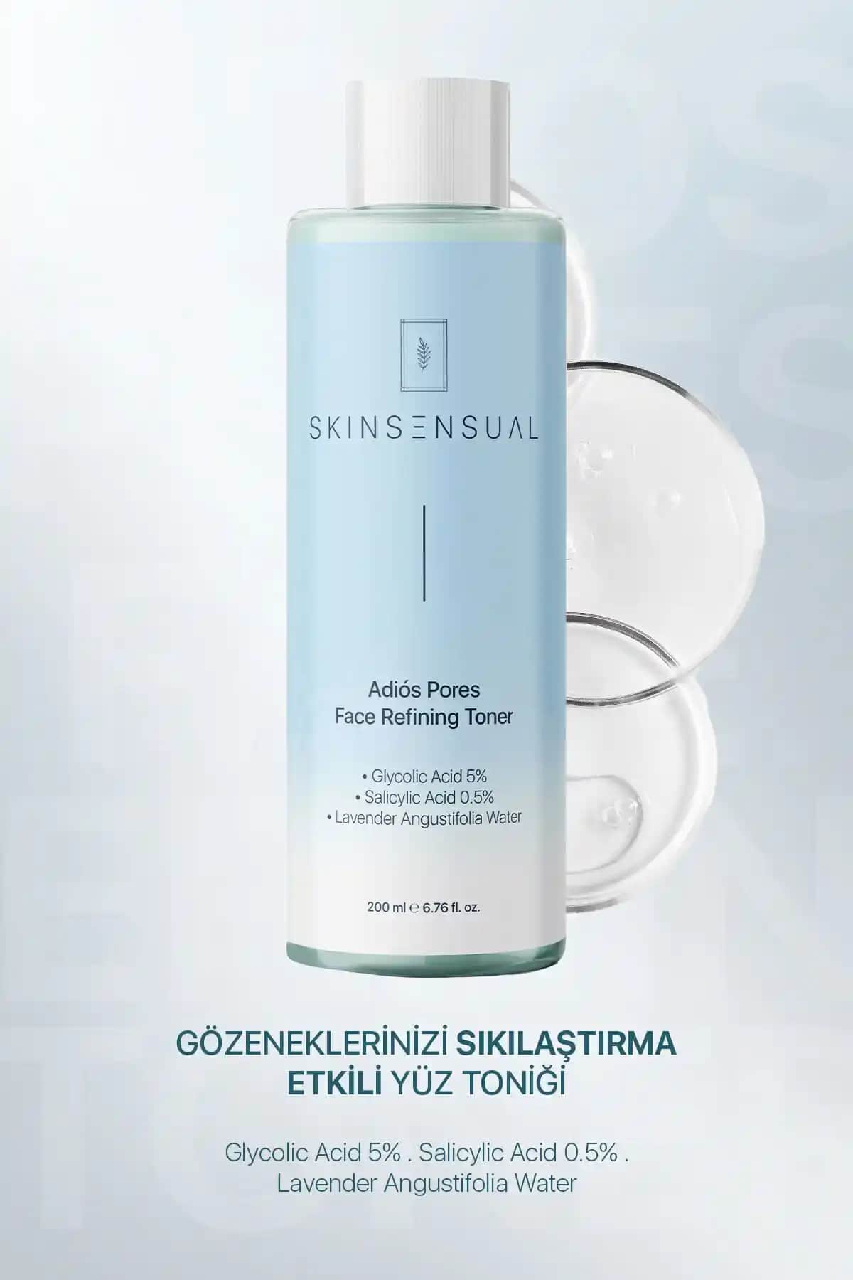 Gözenekleri Sıkılaştıran ve Canlandıran Skin Sensual Adiôs Pores Toner Özellikleri