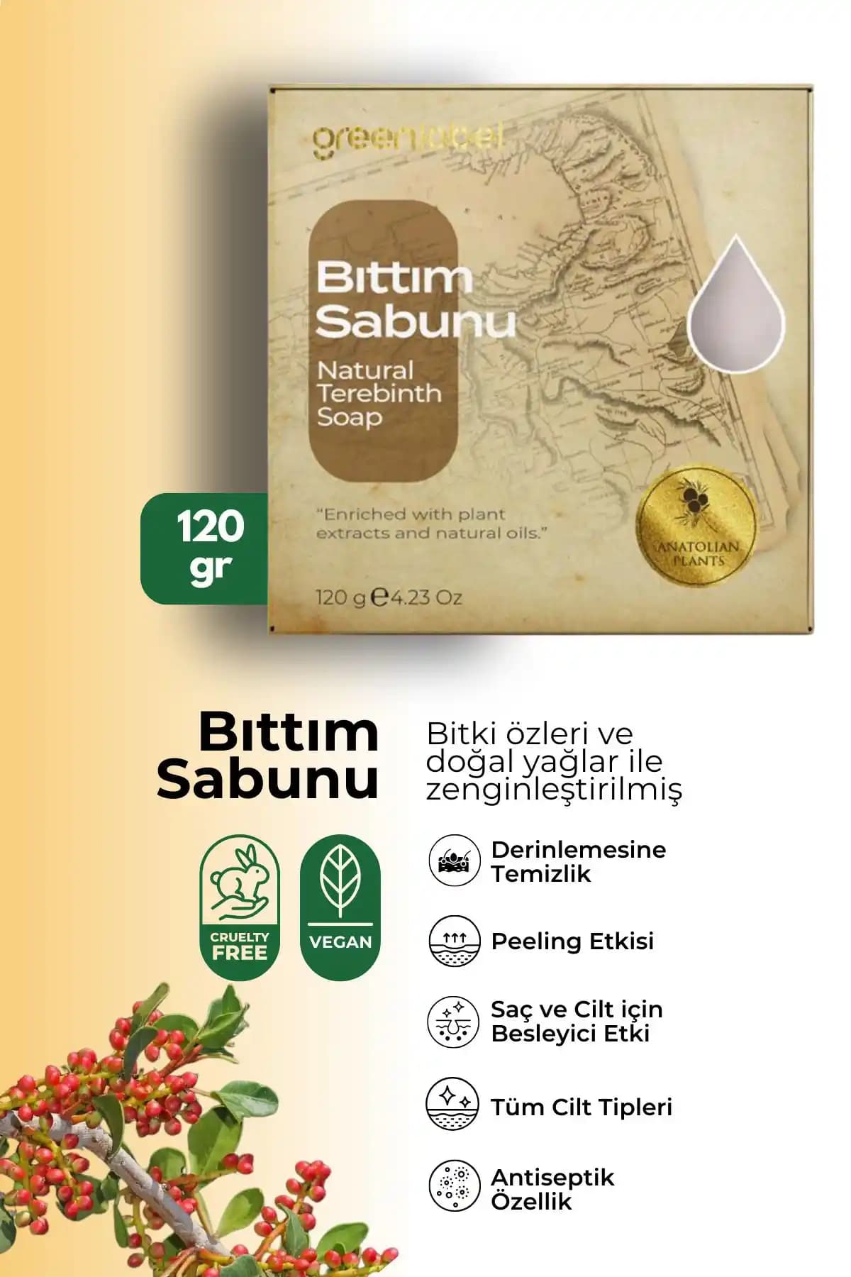 Green Label Bıttım Sabunu Doğal İçeriklerle Cilt ve Saç Bakımında Güçlü Bir Alternatif