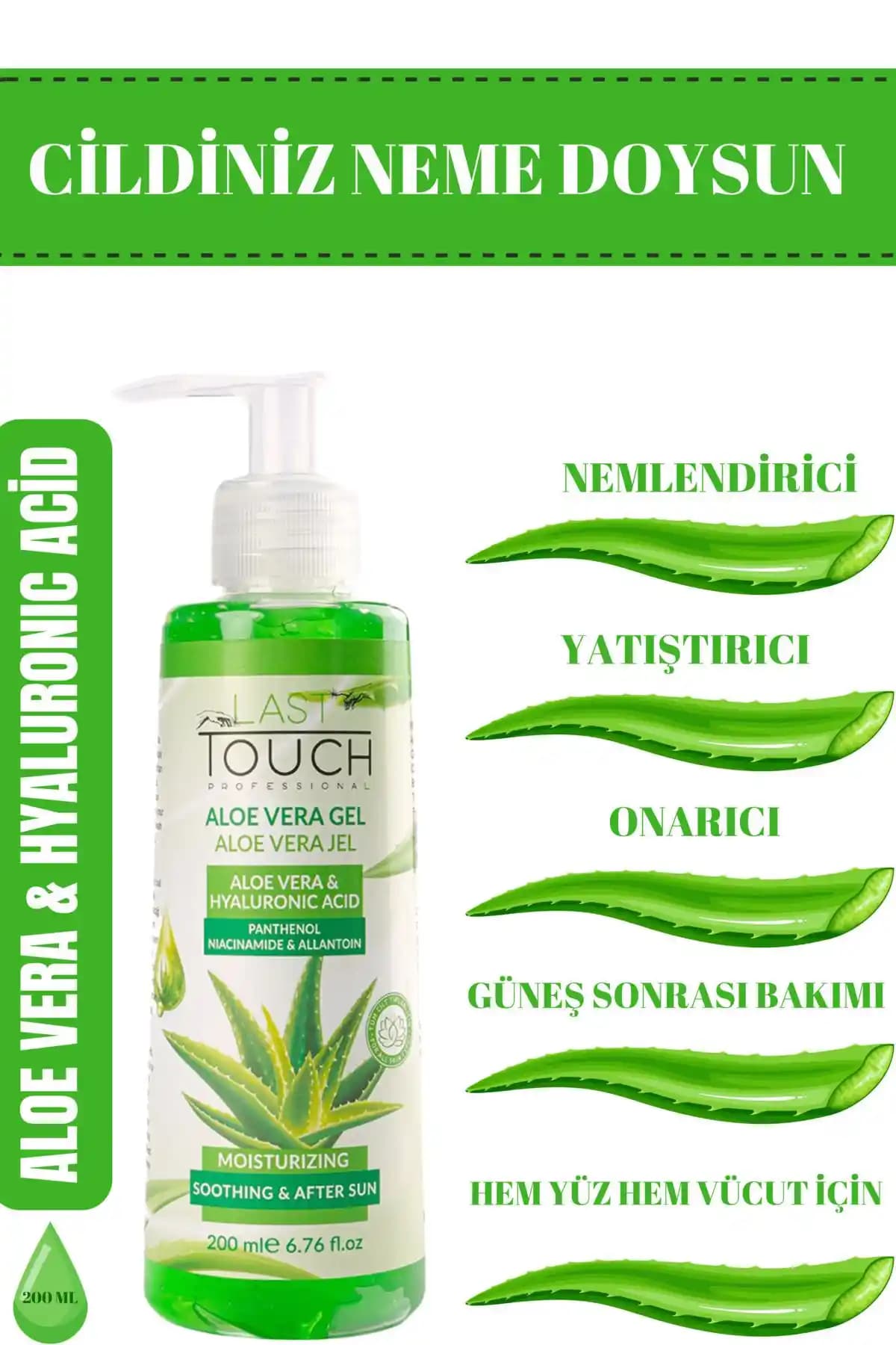 Güneş Sonrası Bakım Ürünleri Karşılaştırması: LAST TOUCH Aloe Vera Jel ve ZAROZA Losyonu