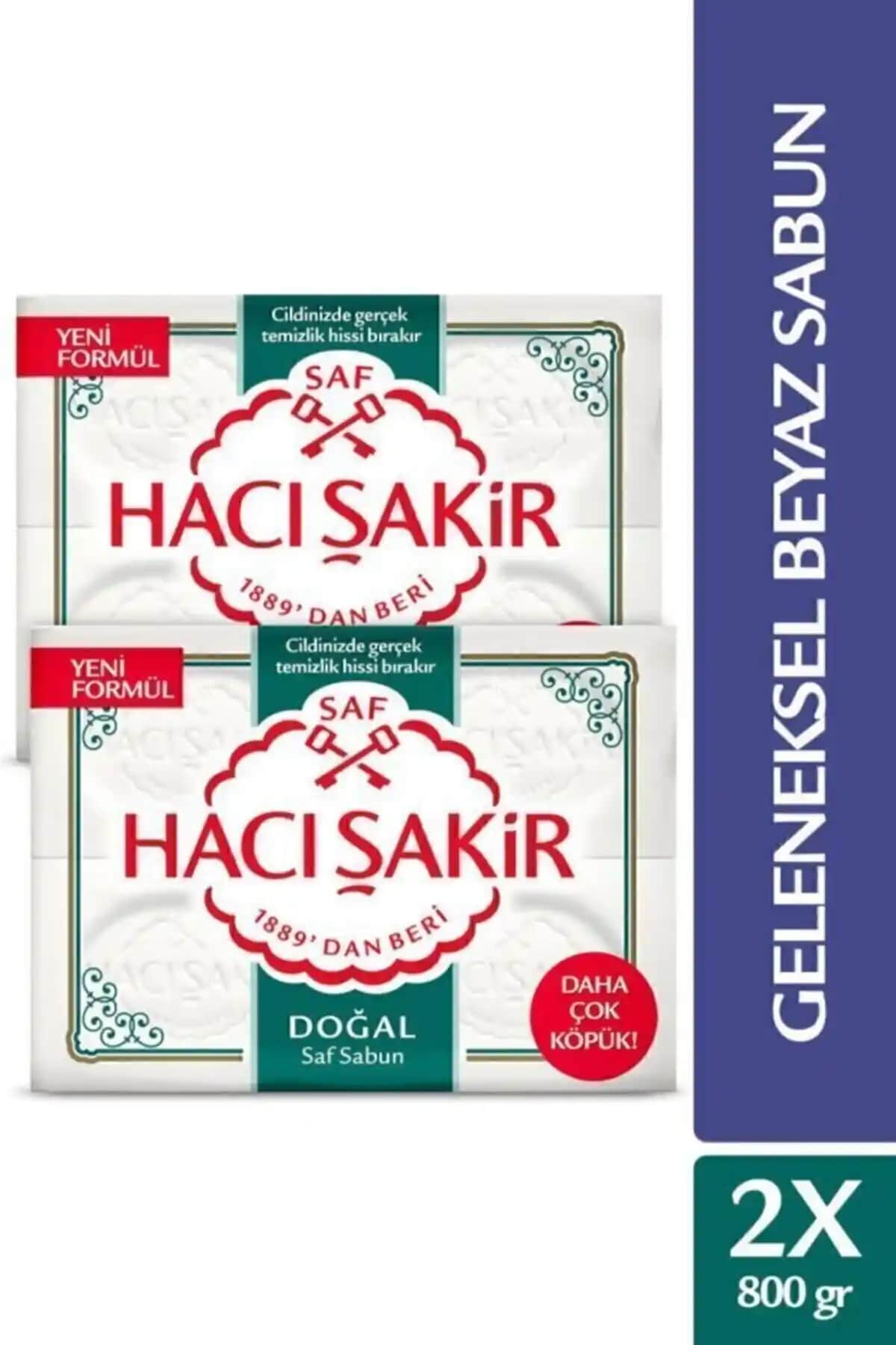 Hacı Şakir Doğal Saf Geleneksel Beyaz Sabun: Doğallık ve Güvenle Temizlik Sağlayan Ürün