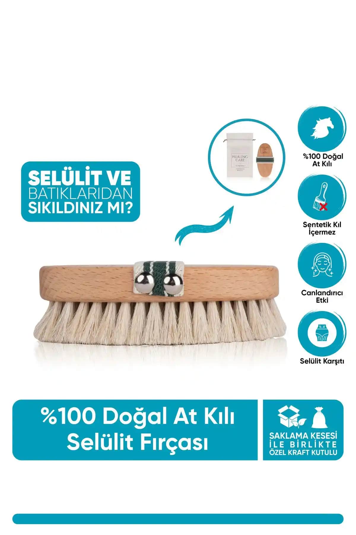 Healing Care ve MAR’LE Doğal At Kılı Selülit Fırçaları Karşılaştırması