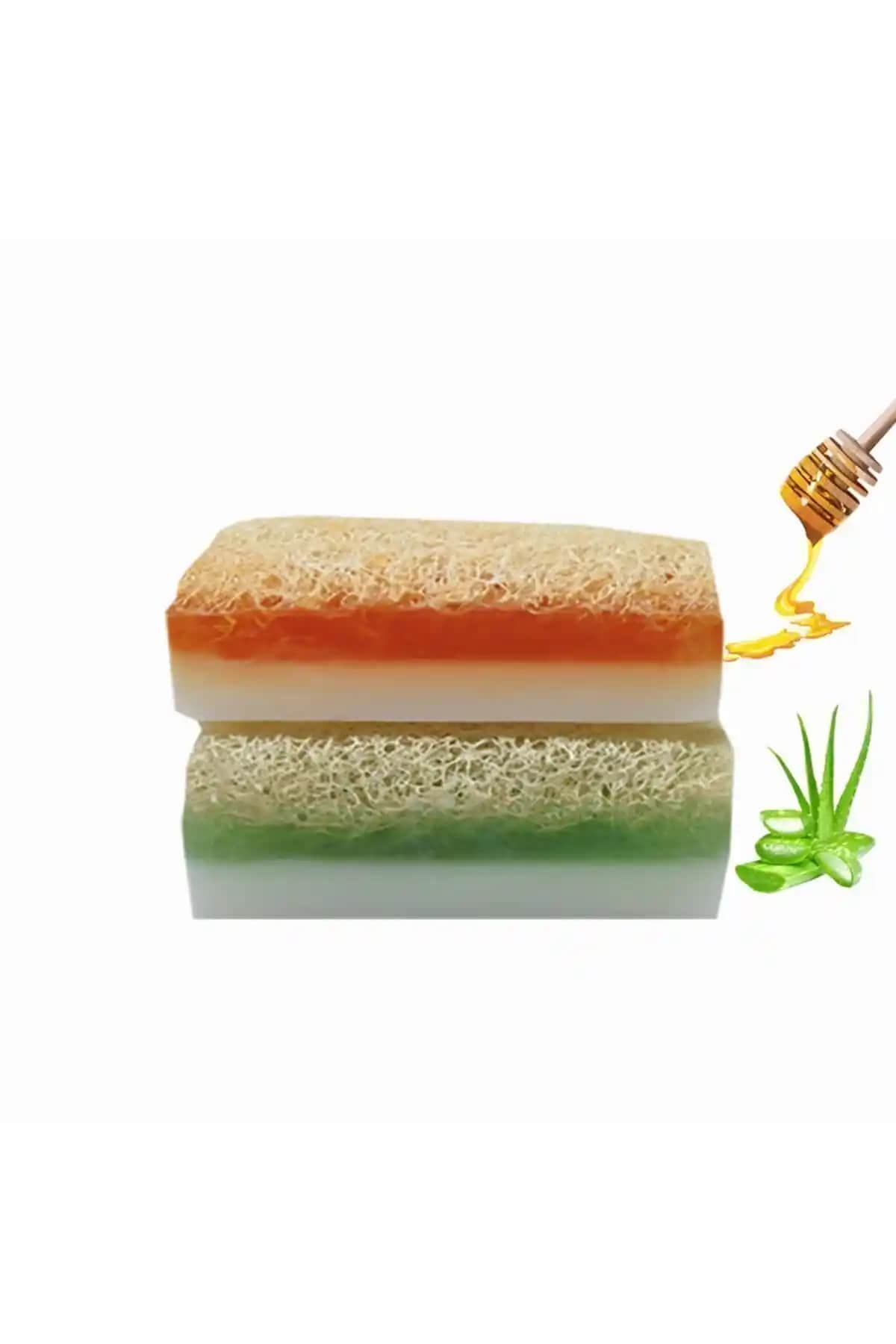 Herbal Naturel Kabak Lifli Keçi Sütlü Bal ve Aloe Vera Sabunu Cilt Bakımında Doğal Çözüm