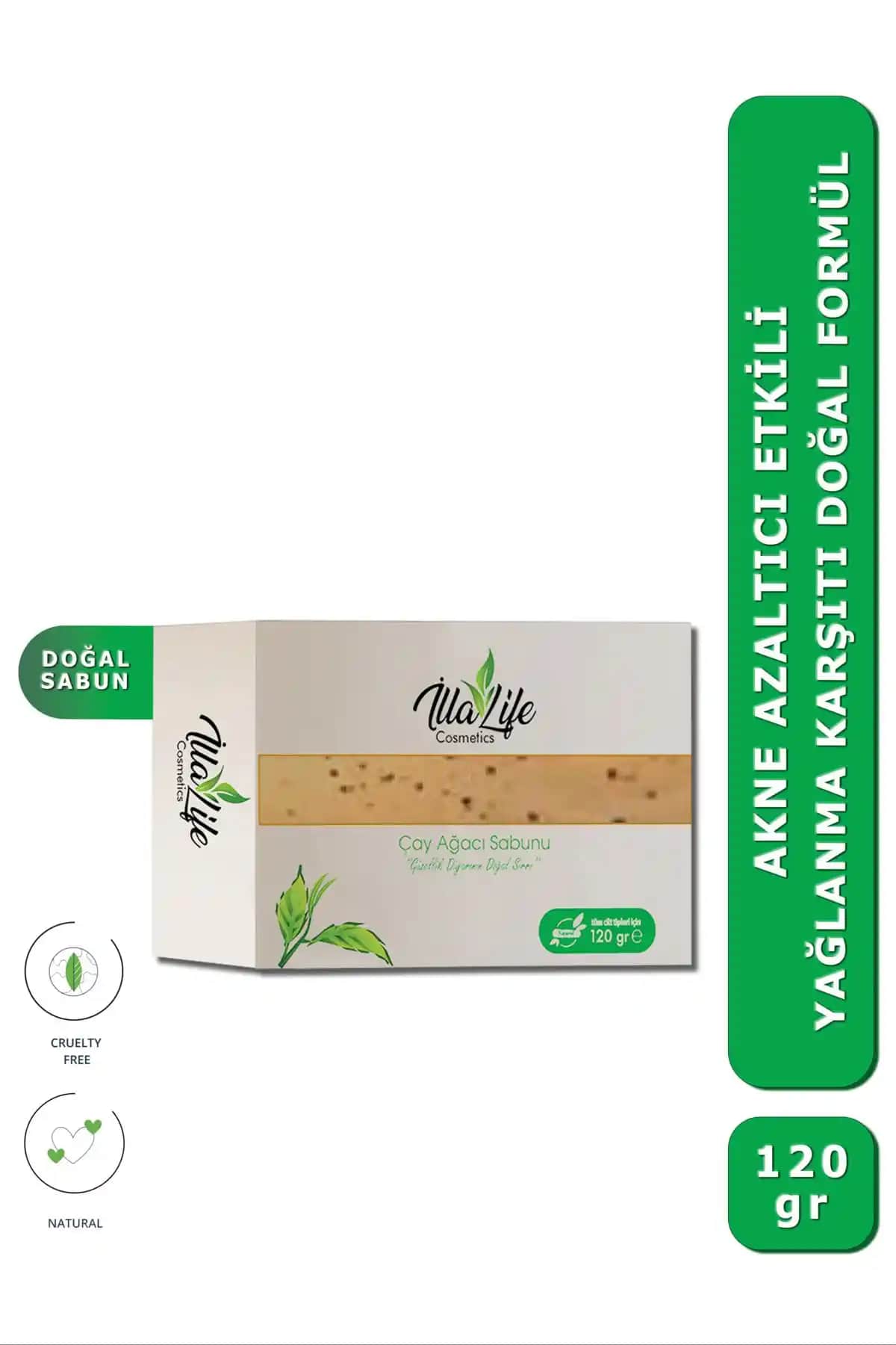 İlla Life Doğal Çay Ağacı Yağı Sabunu: Cilt Temizliği ve Sağlığı İçin Doğal Çözüm