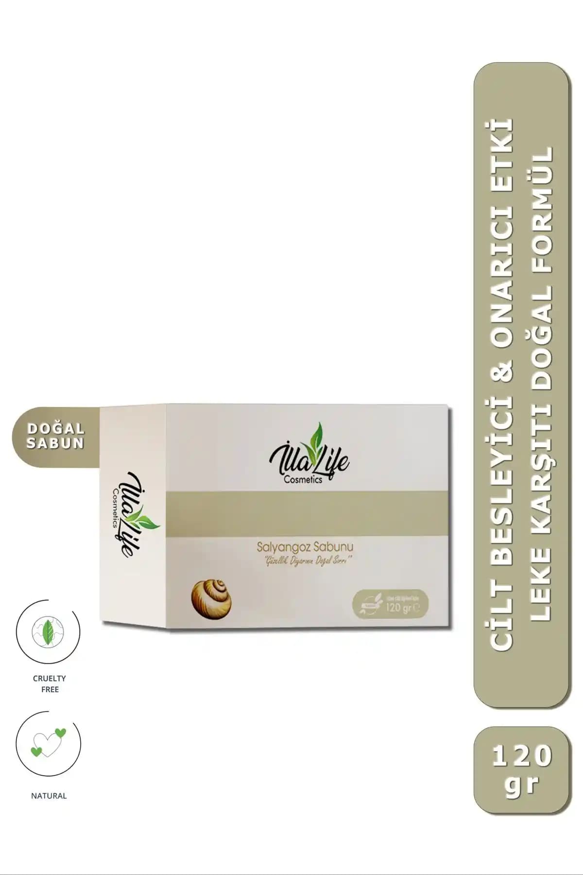 İlla Life Doğal Salyangoz Sabunu Cilt Temizliği ve Yenileme için Doğal Çözüm